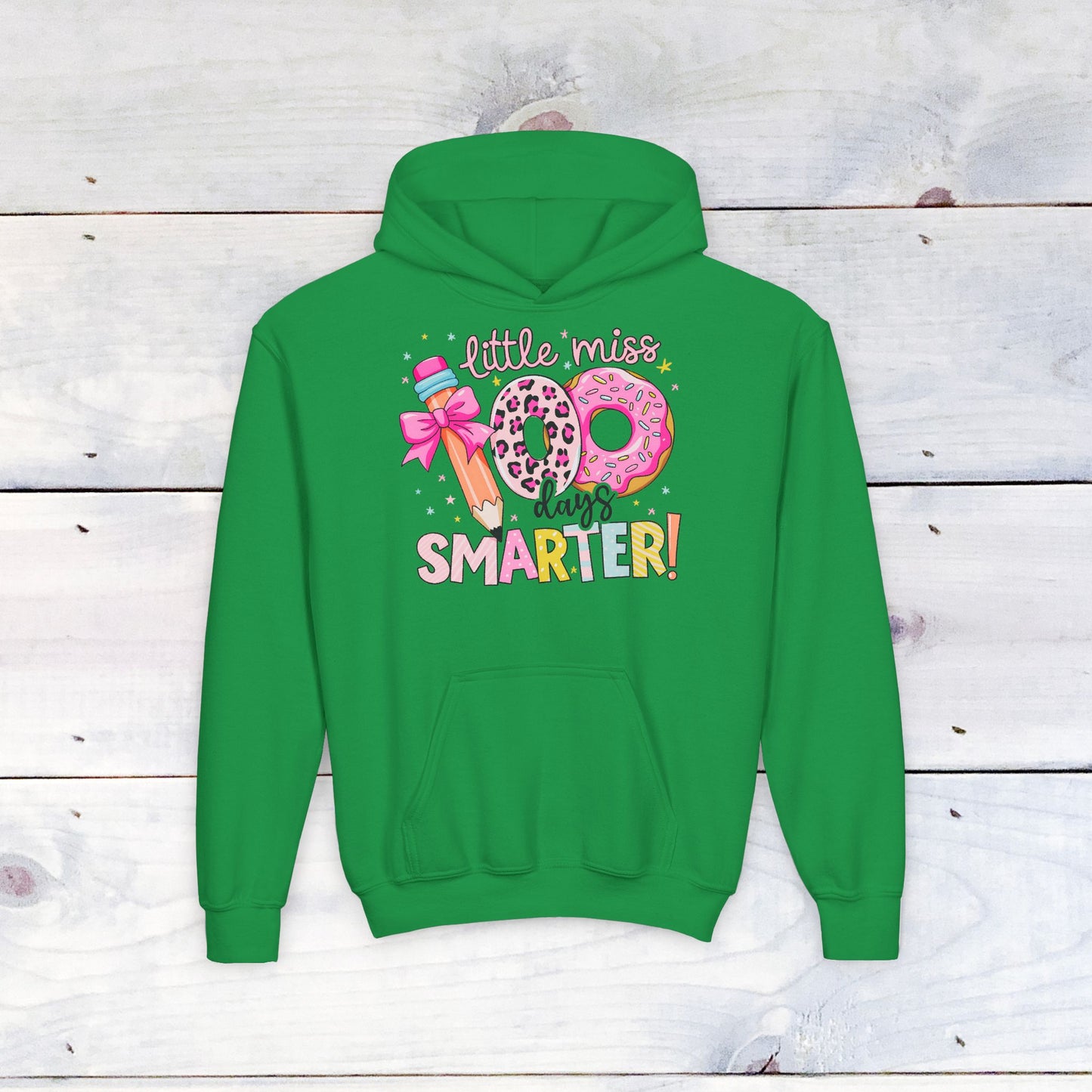 Youth Little Miss 100 Days Smarter Sweatshirt