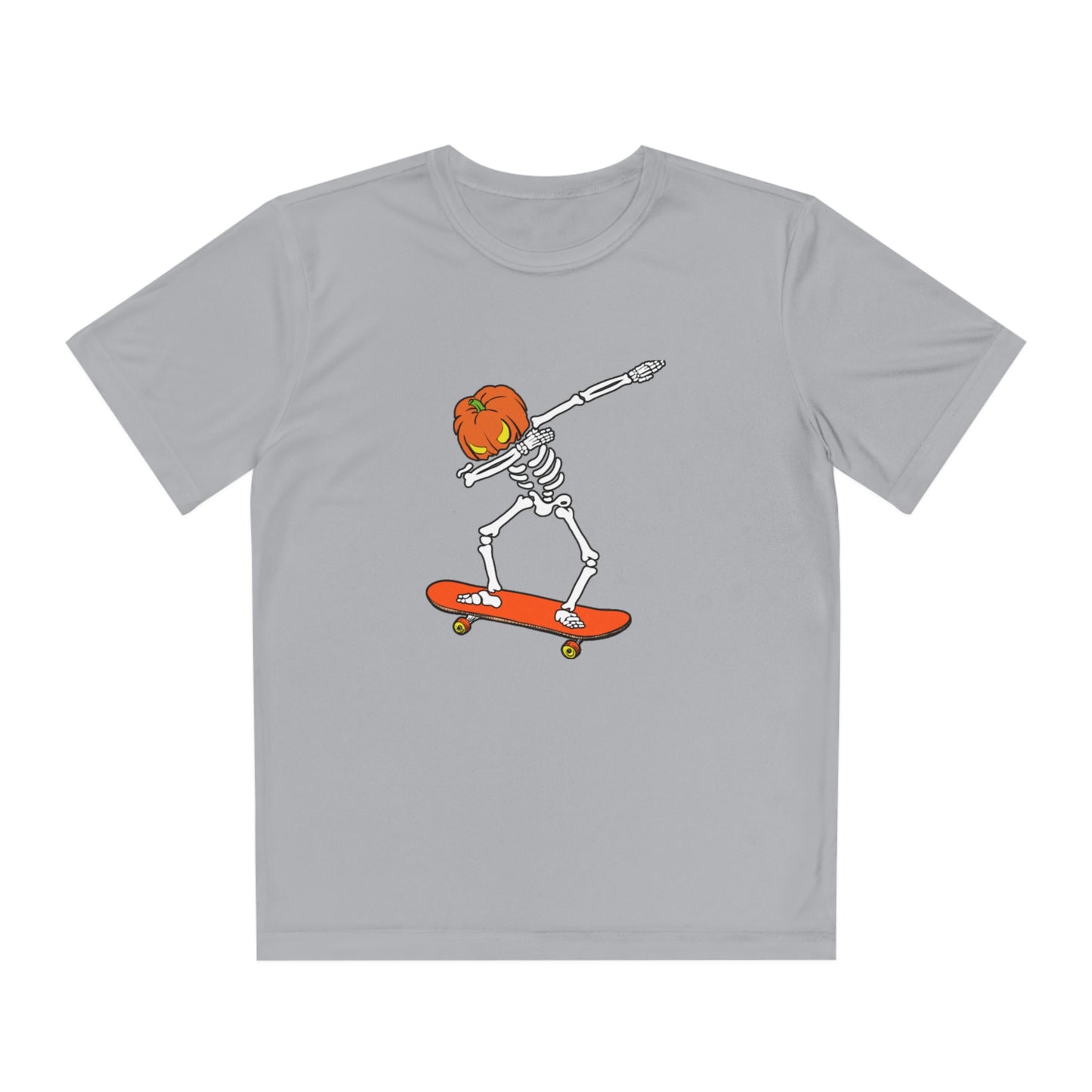 Dabbing Pumpkin Skelly Skater T