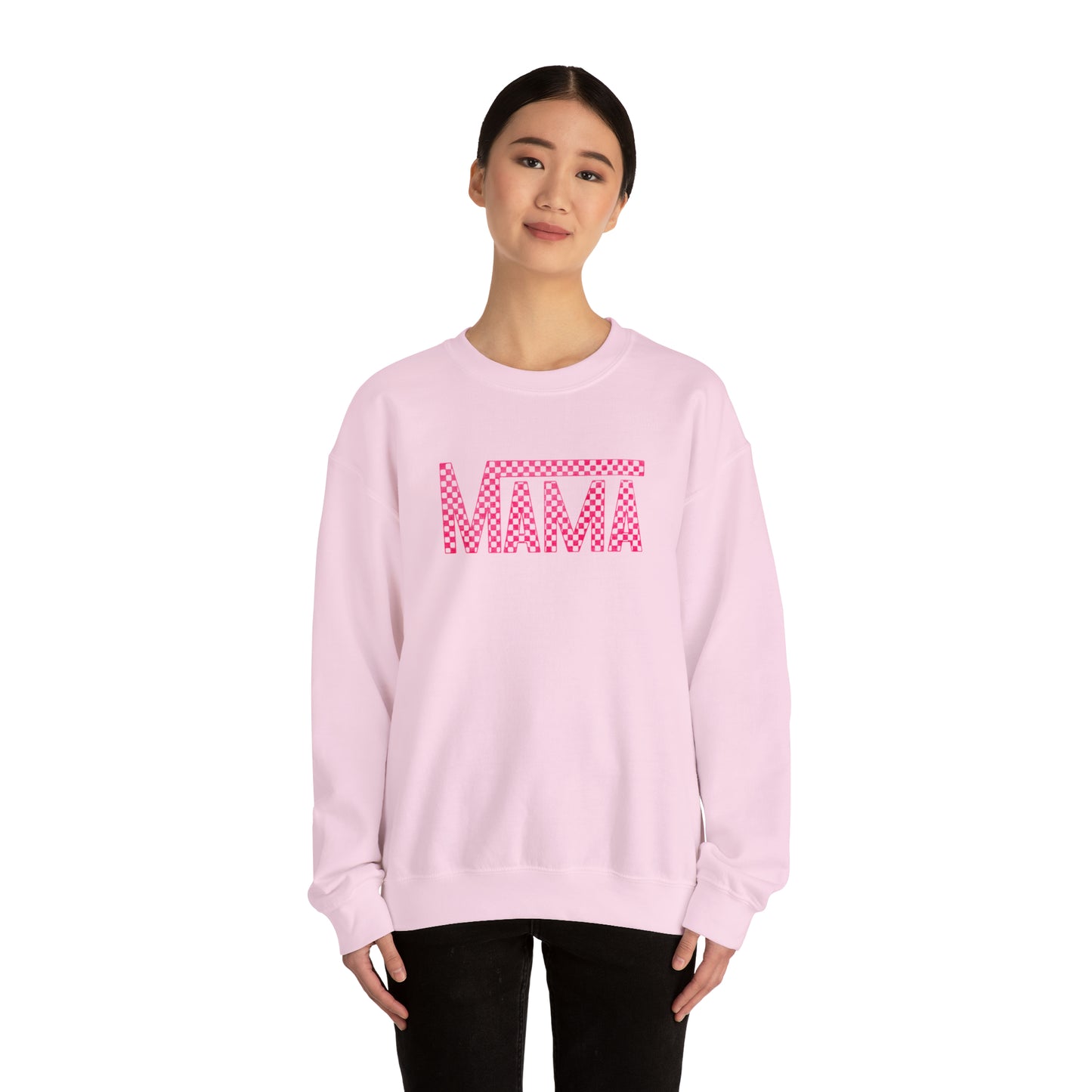 Pink Mama Checkered Sweater