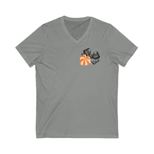 Cute Cute Jackets Short Sleeve V-Neck Tee