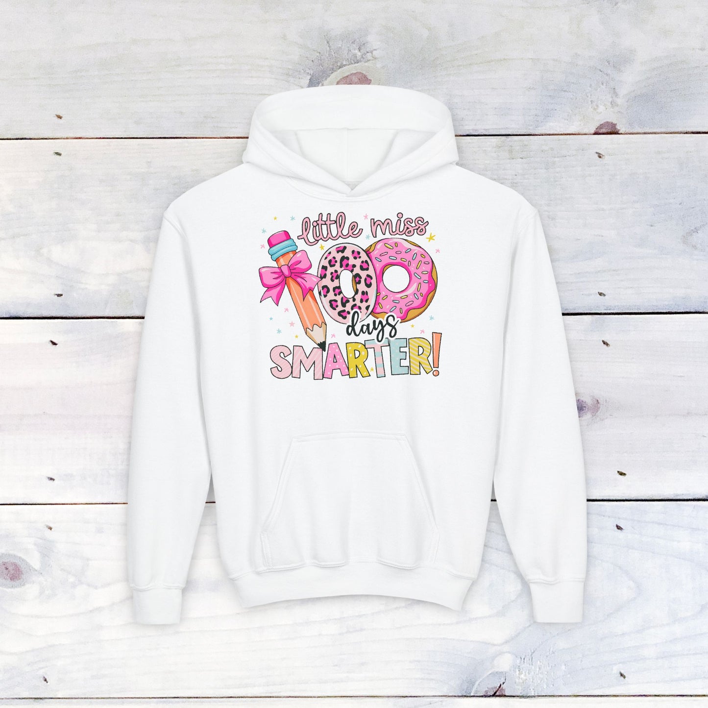 Youth Little Miss 100 Days Smarter Sweatshirt