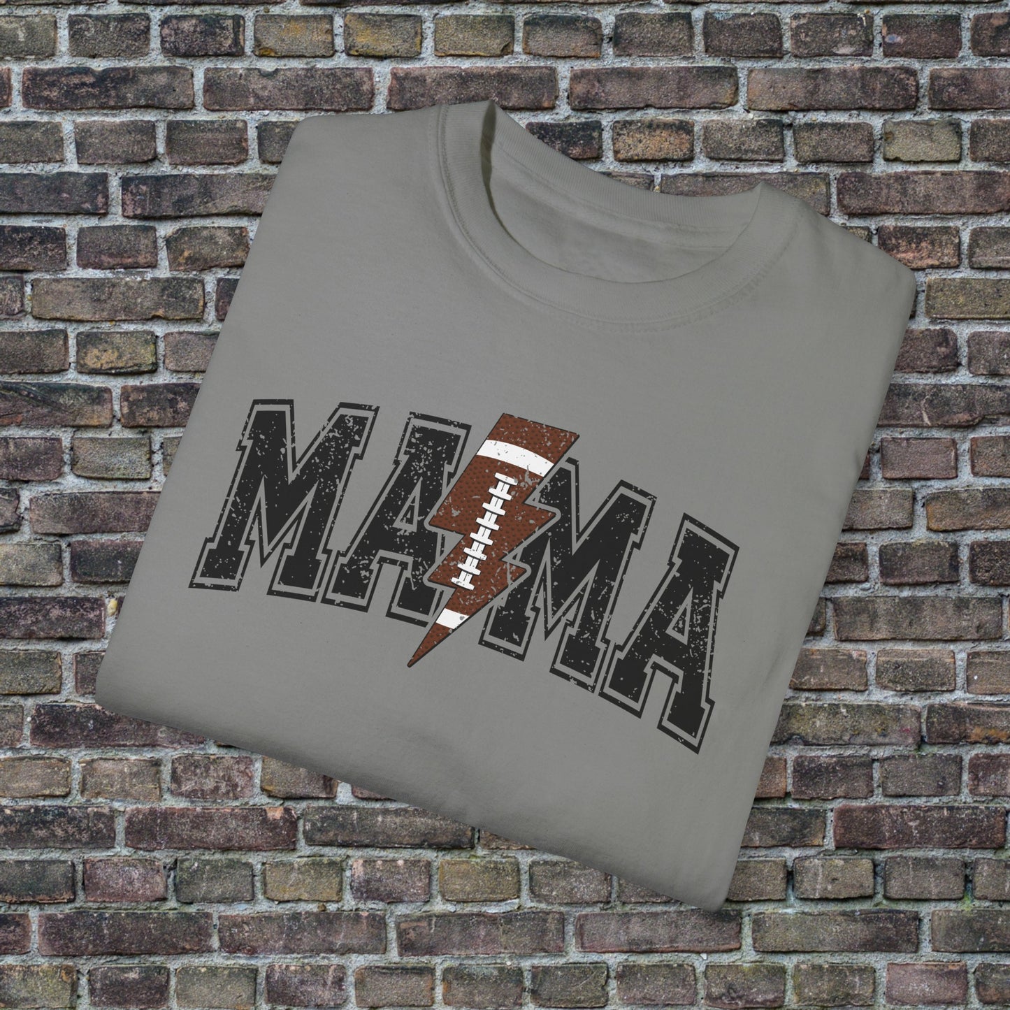 Football Mama Bolt Comfort Colors T