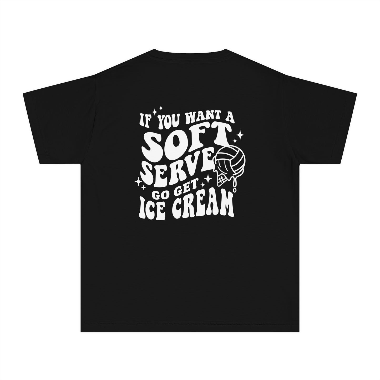 Fun Youth Volleyball Comfort Colors Tee