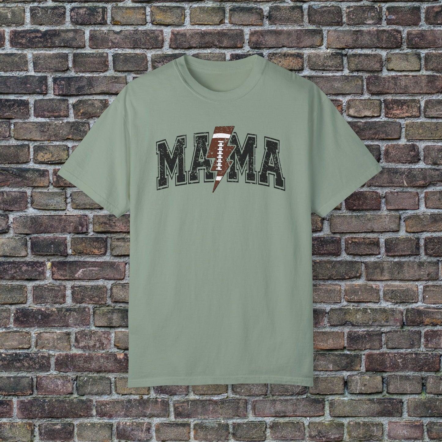 Football Mama Bolt Comfort Colors T