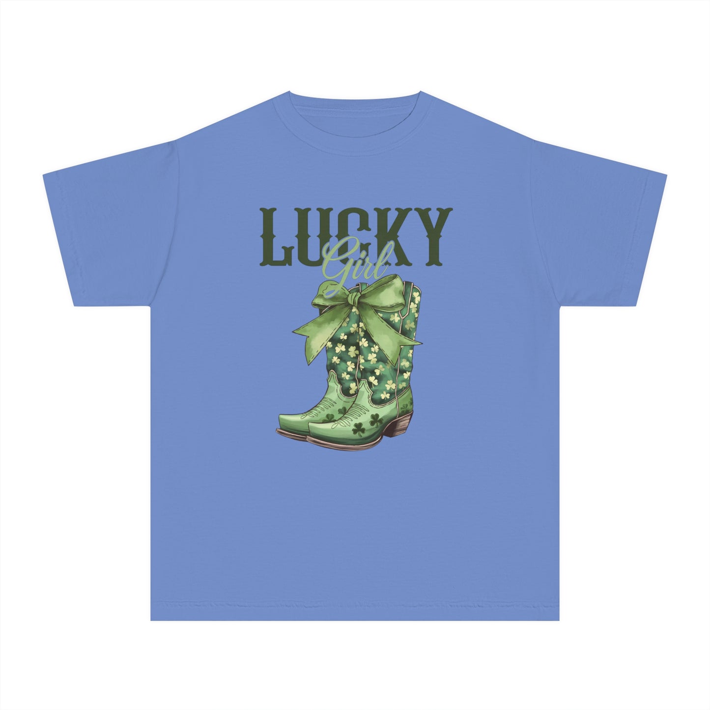 Lucky Girl Youth Comfort Colors Tee