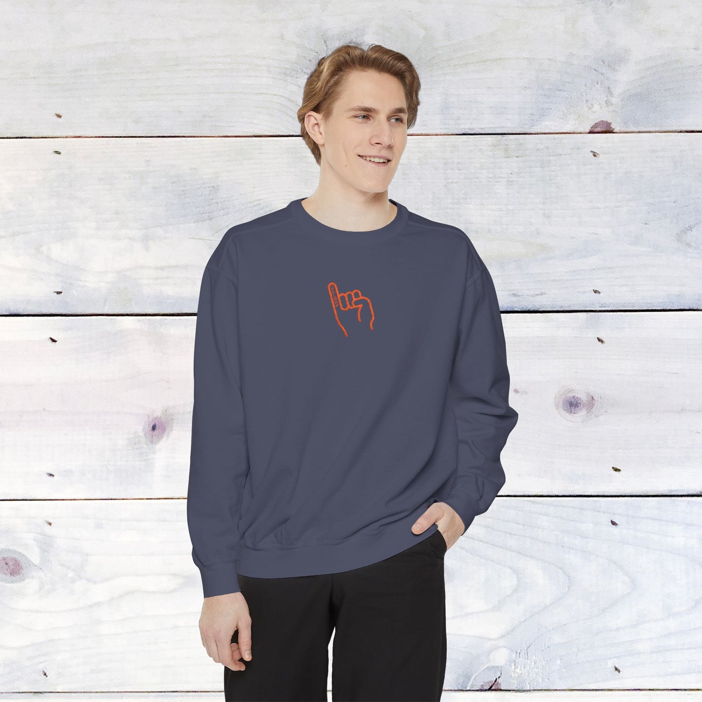 JFND Stingers Up Embroidery Unisex Comfort Colors Sweater