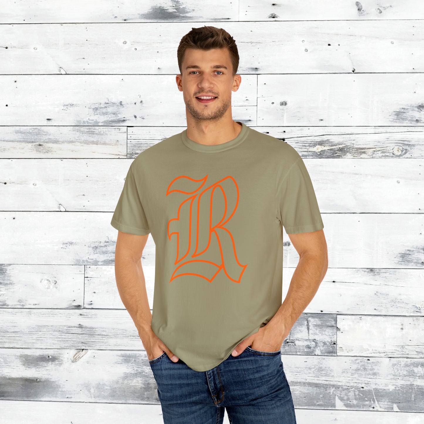 The Original Rockwall R Outline - Comfort Colors T