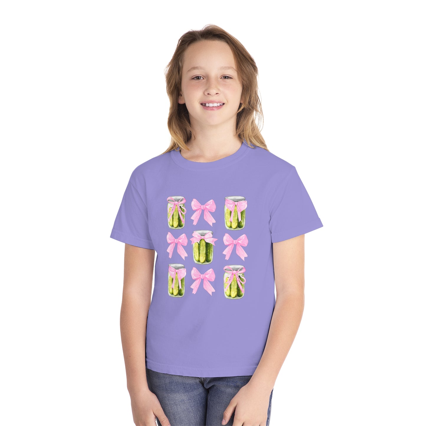 Pickles & Bows Youth Comfort Colors Tee