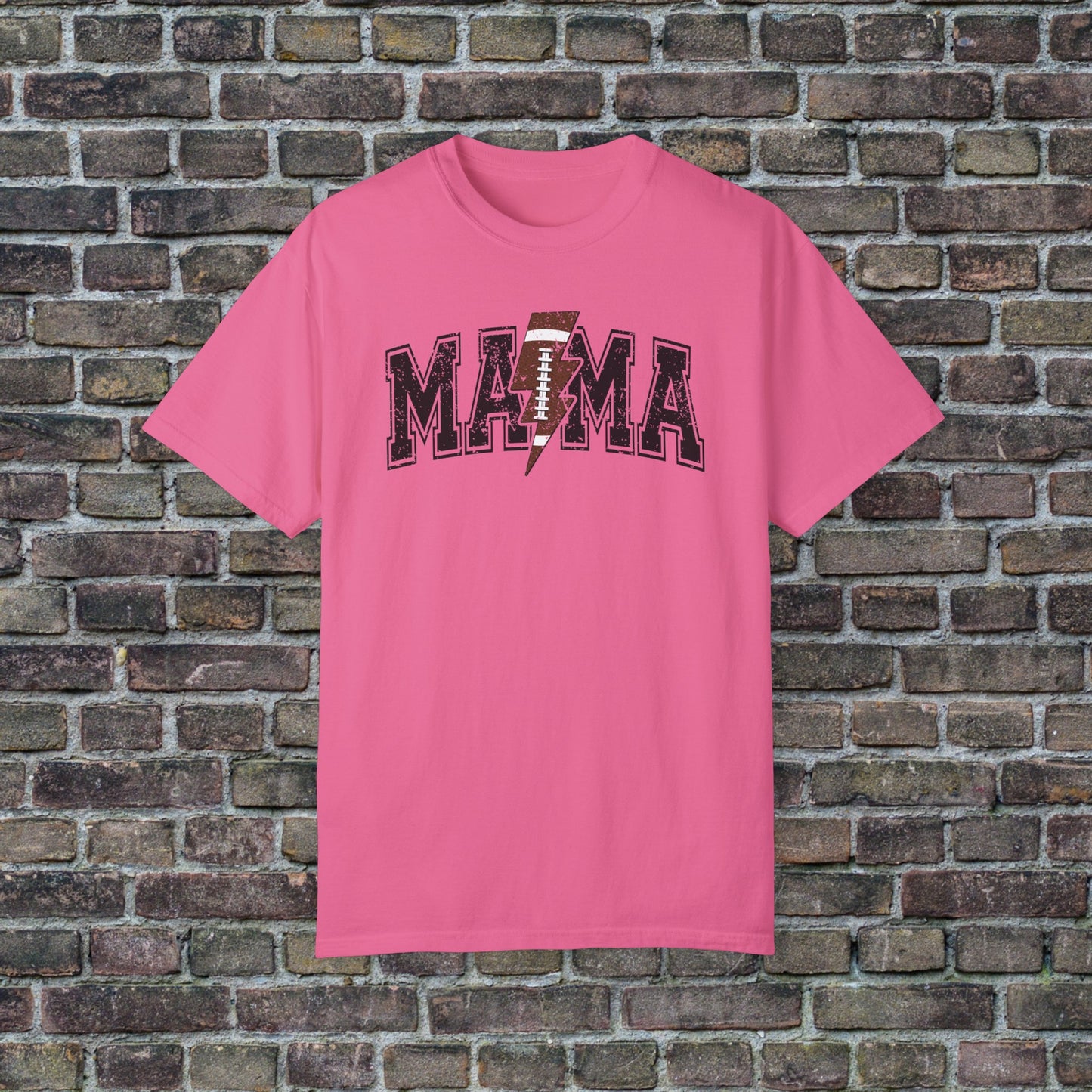Football Mama Bolt Comfort Colors T