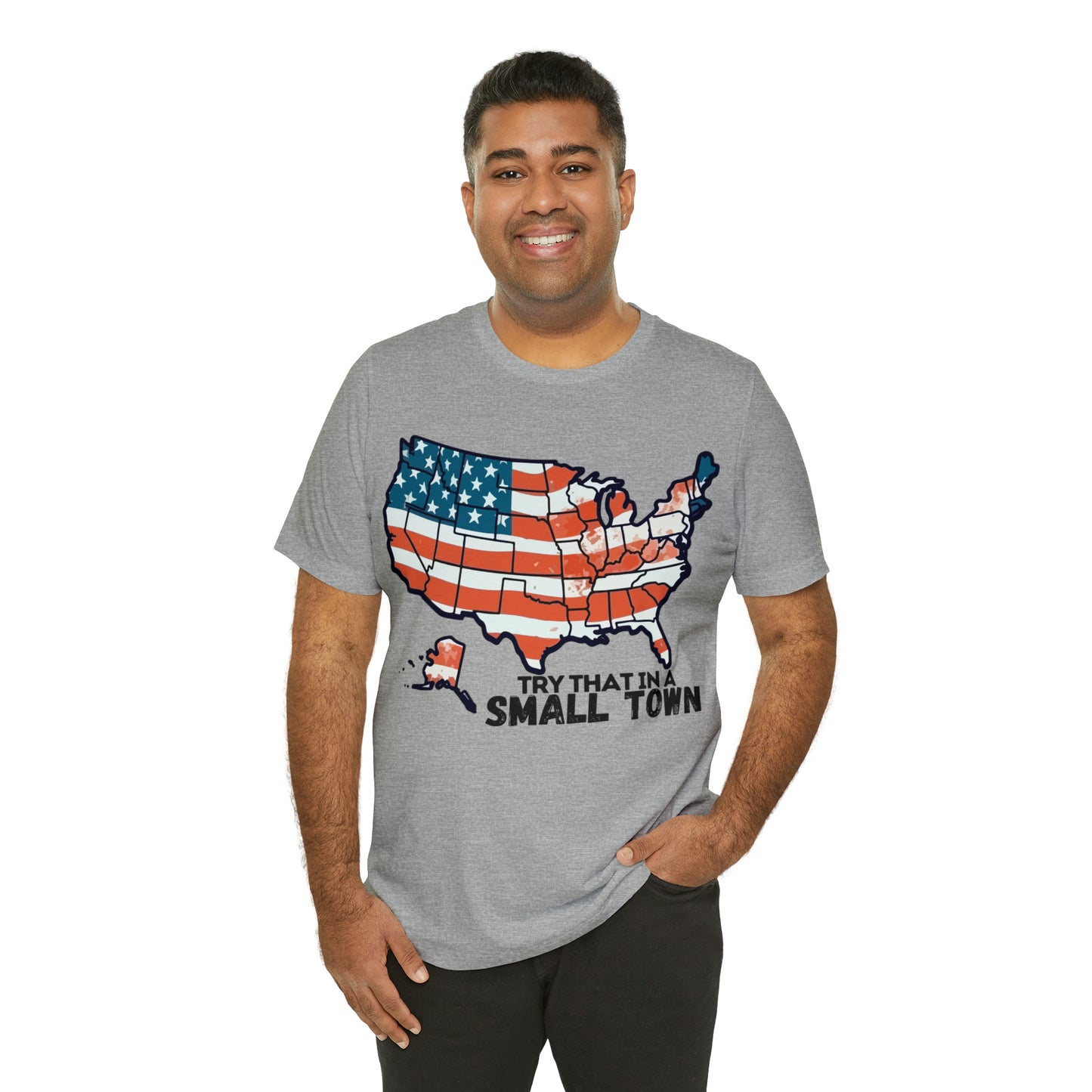 Try That in a Small Town - America Front Graphic - Aldean - Unisex Classic T-Shirt