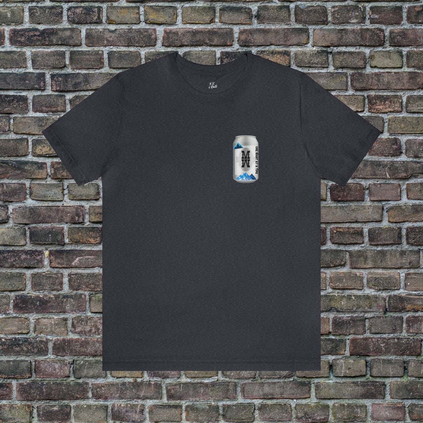 Wallen Tour Shirt - Beer Can Front, Country A$$ Sh*t Back  Unisex T-shirt, White Text