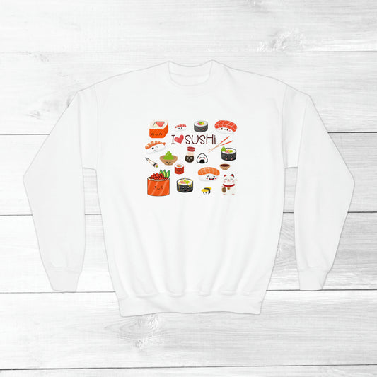 I love sushi youth sweater