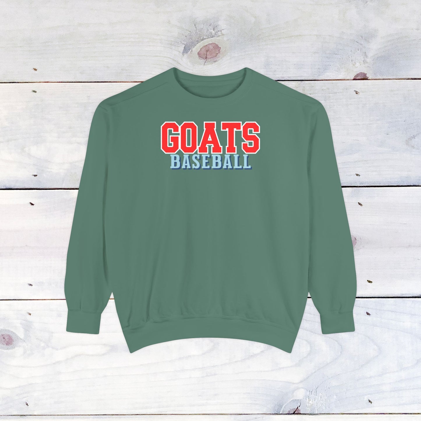 Goats Baseball Comfort Color Sweatshirt