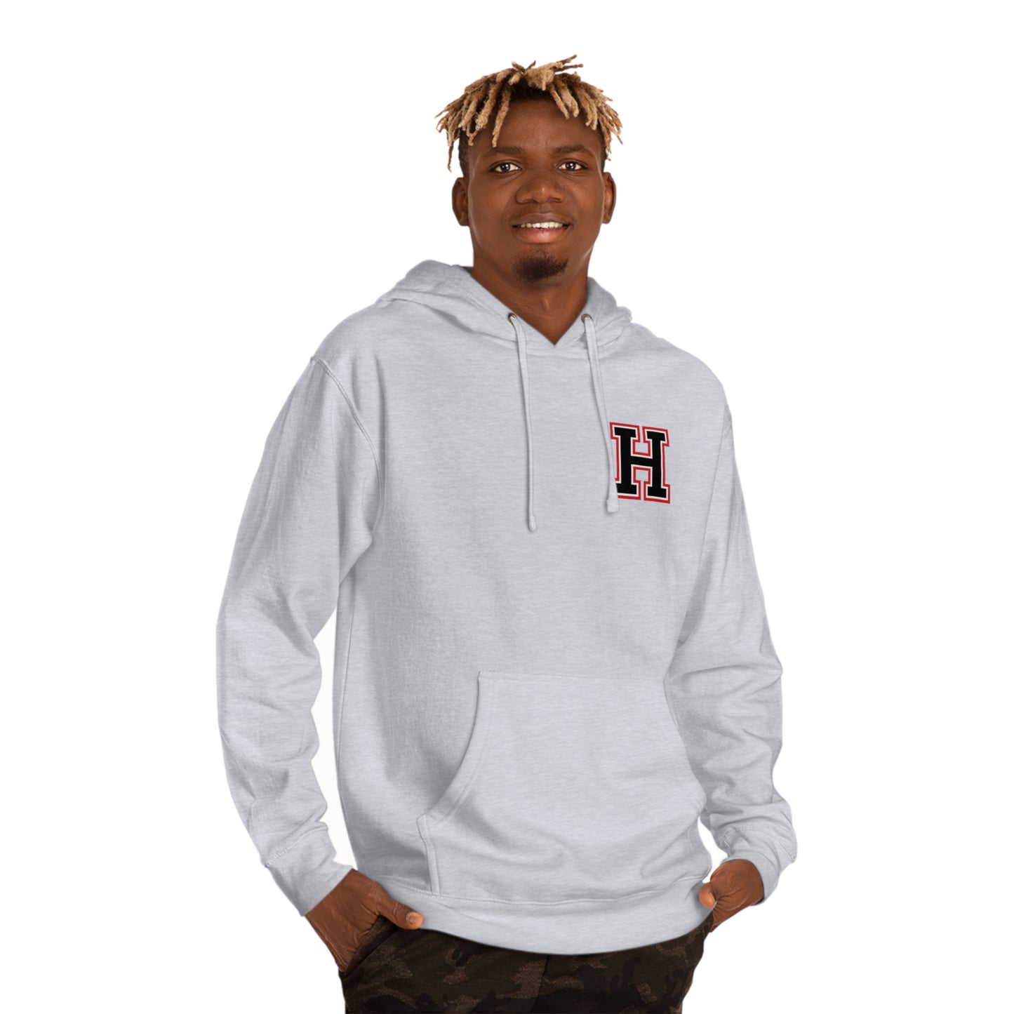 Heath Hawks , Win the Day Back Hoodie