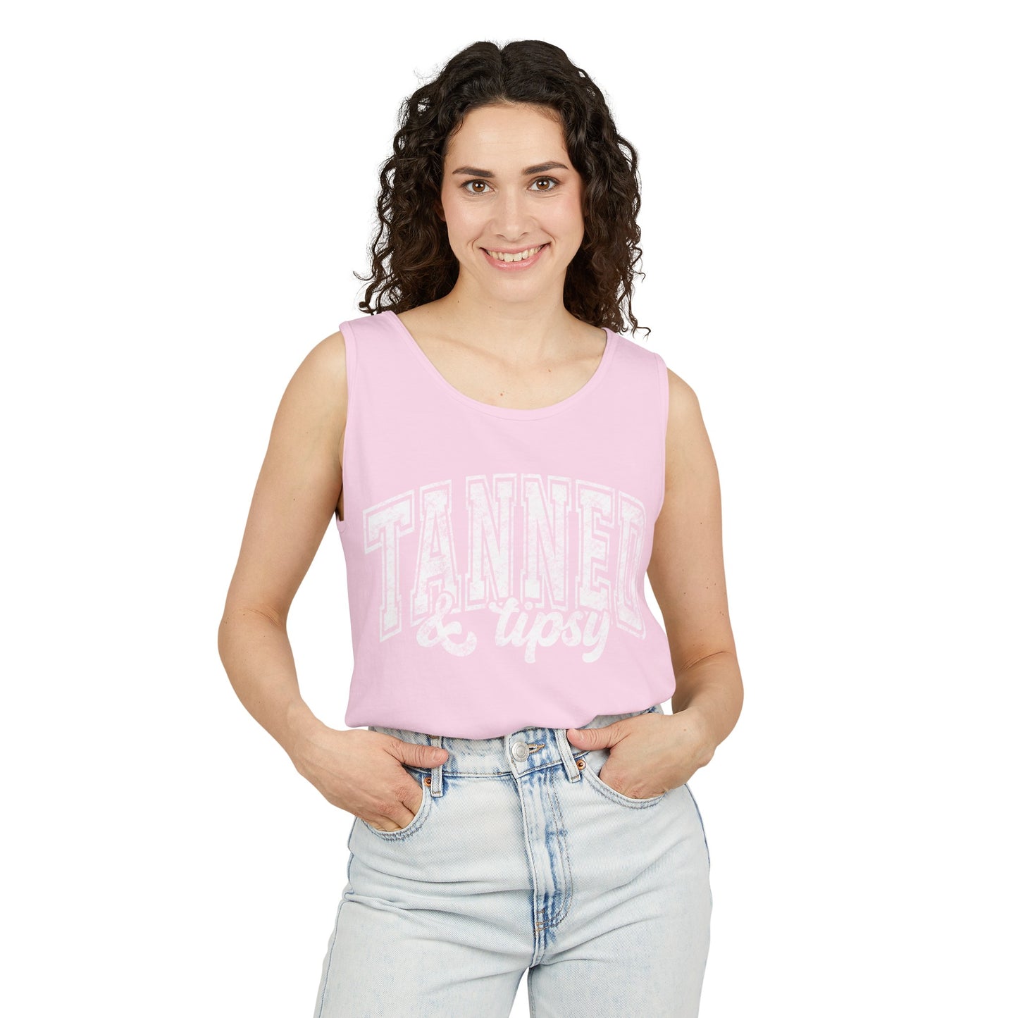 Tanned & Tipsy Comfort Colors Tank