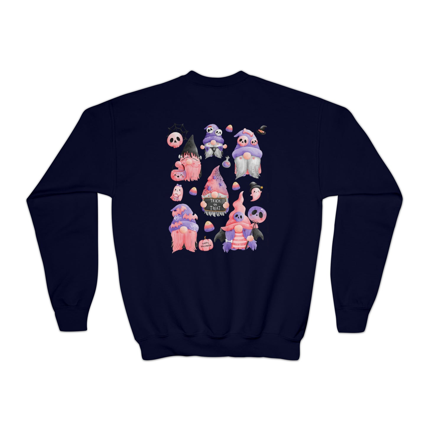 Girls Youth Halloween Gnome Sweater 2