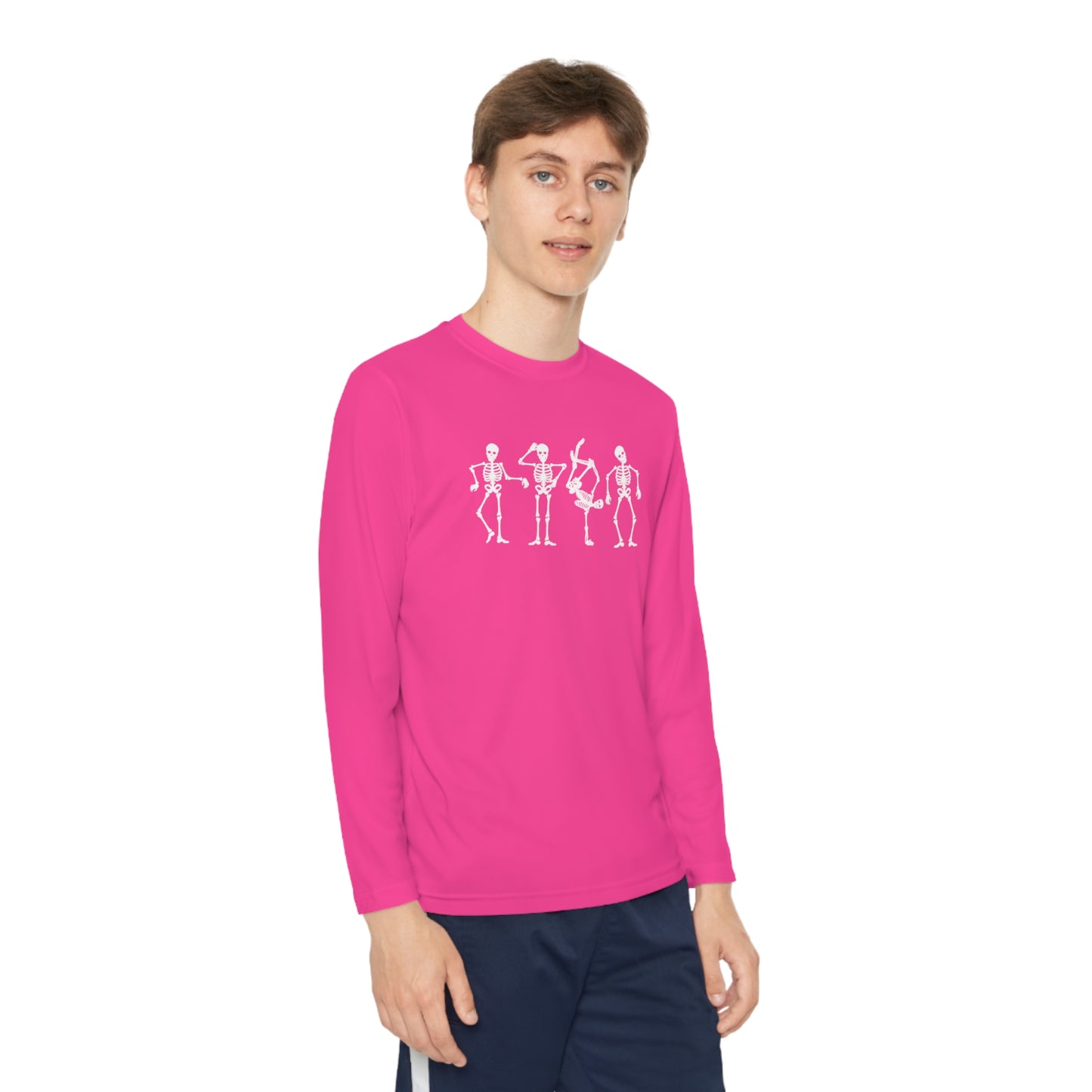 Youth Dancing Skelly Long Sleeve T-Shirt