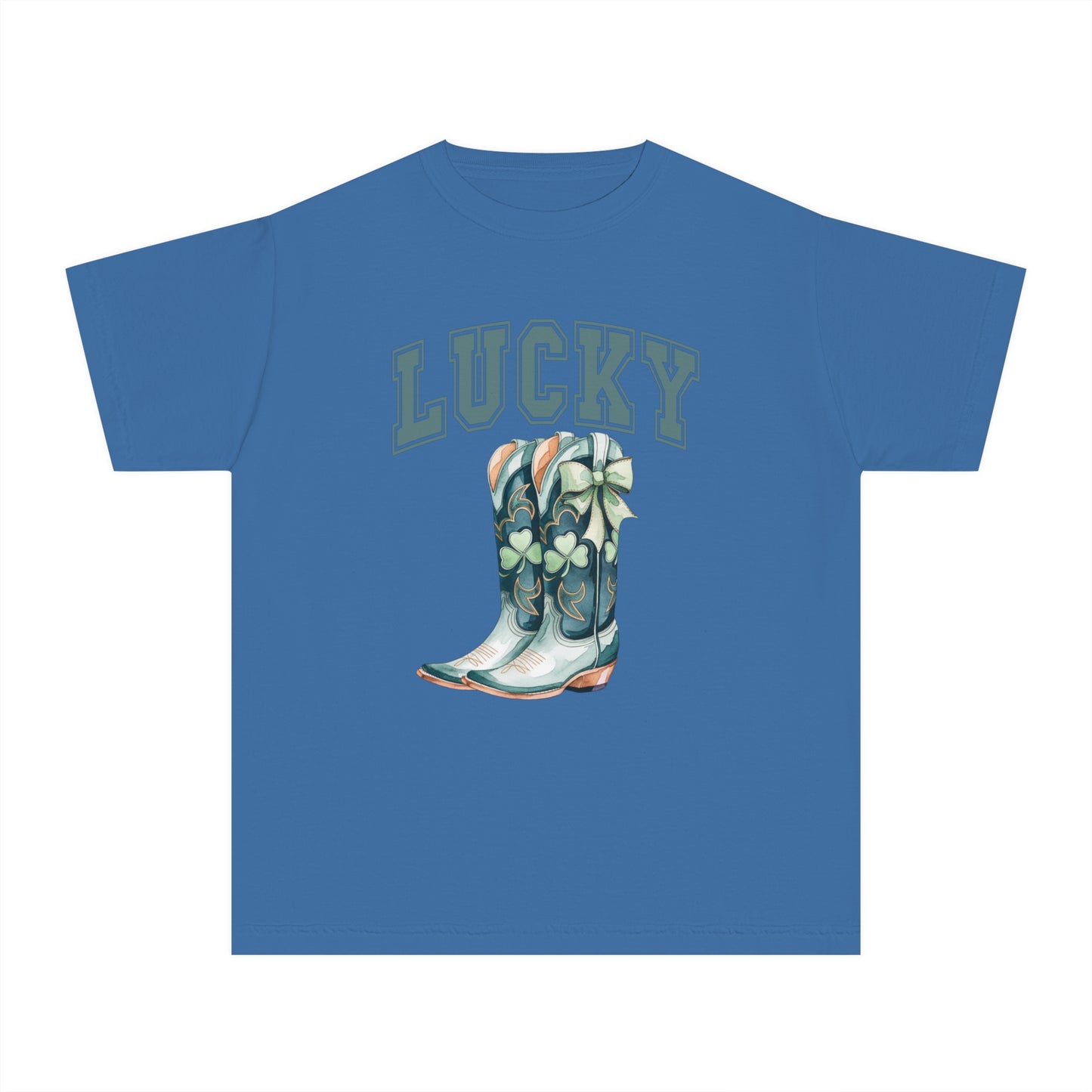 Lucky Girl Youth Comfort Colors Tee