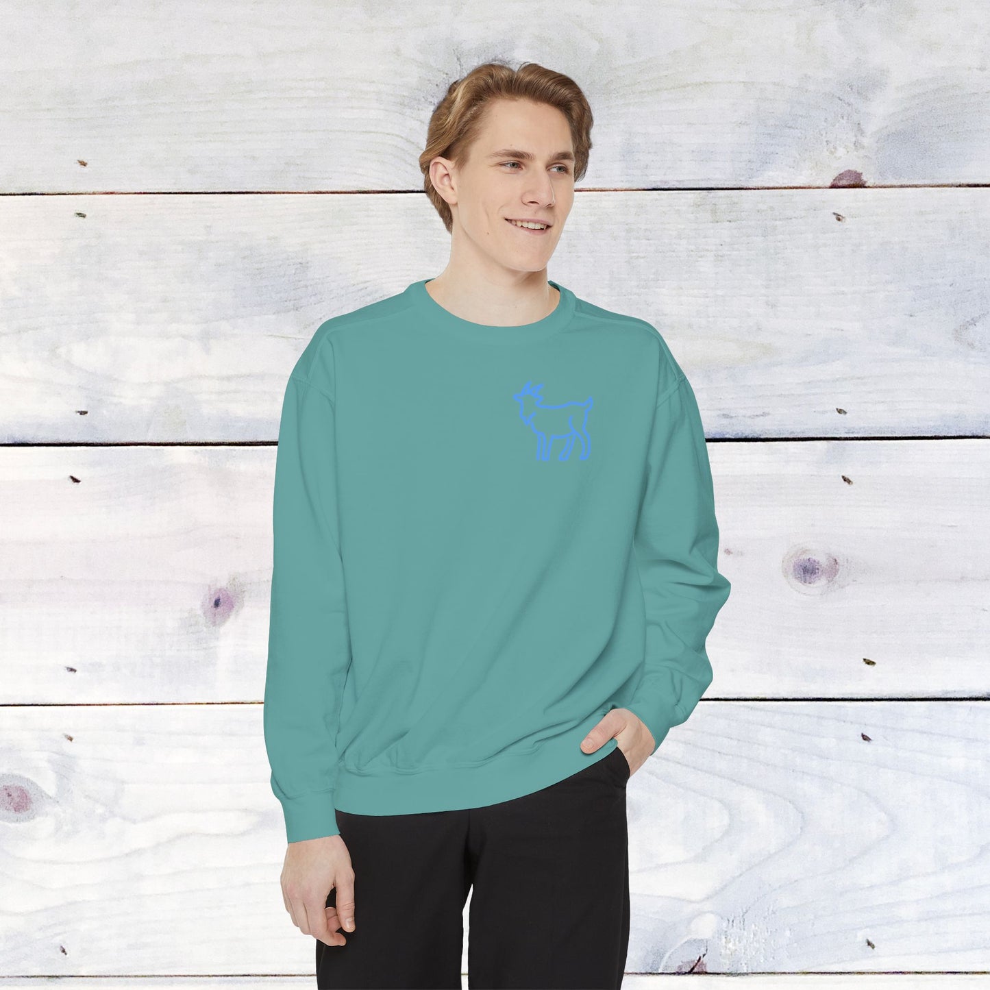 Custom Goats Comfort Color Sweatshirt