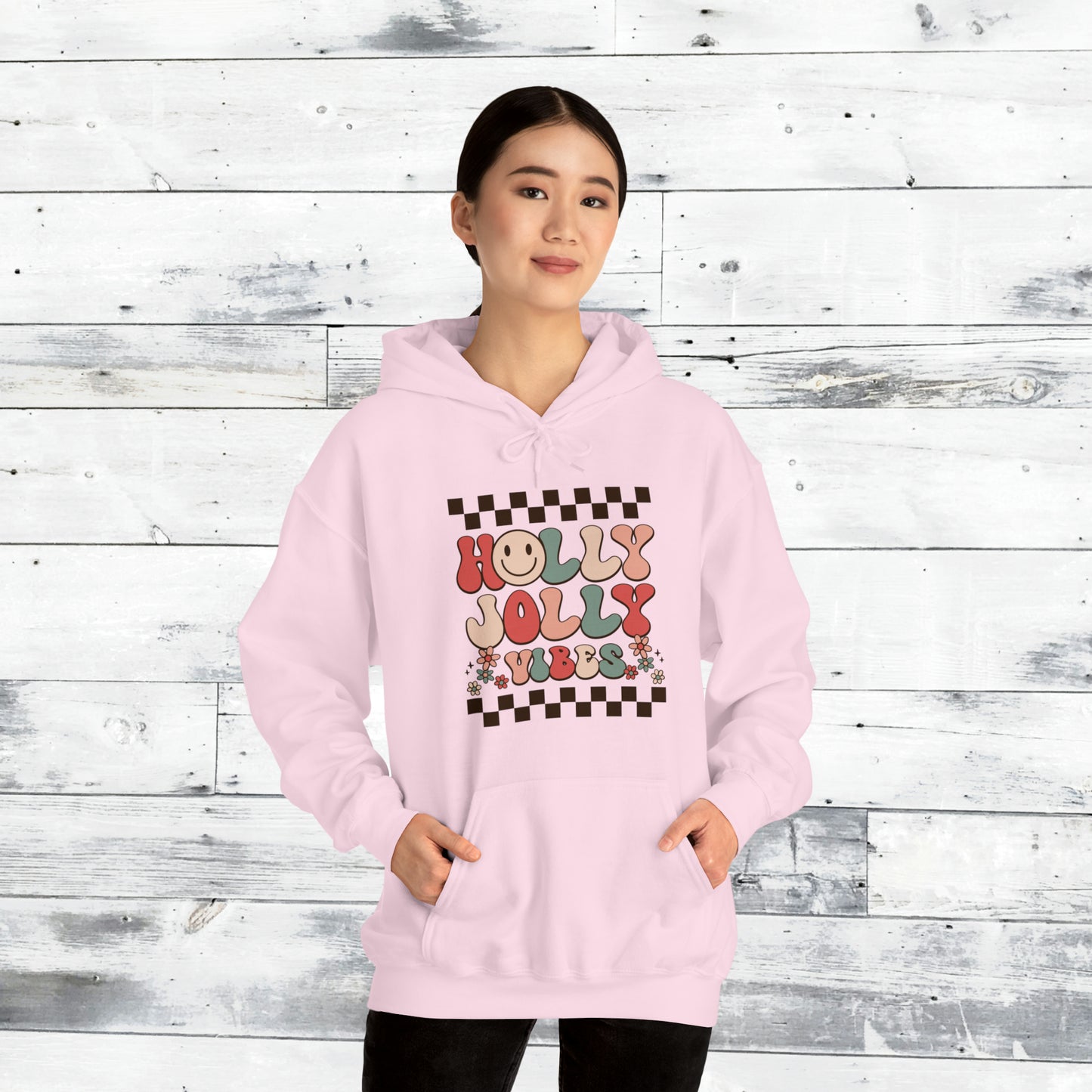 Holly Jolly Vibes Hoodie