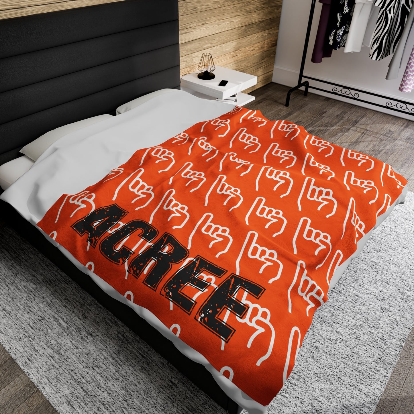 Custom Stingers Up Rockwall Blanket