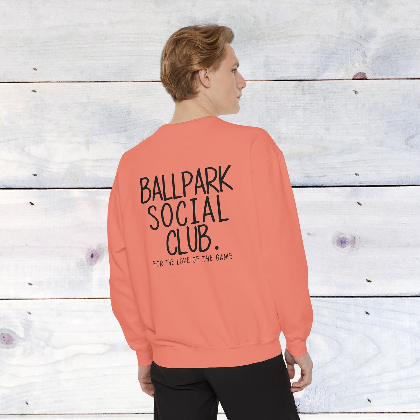 Ballpark Social Club Comfort Color Sweatshirt Black