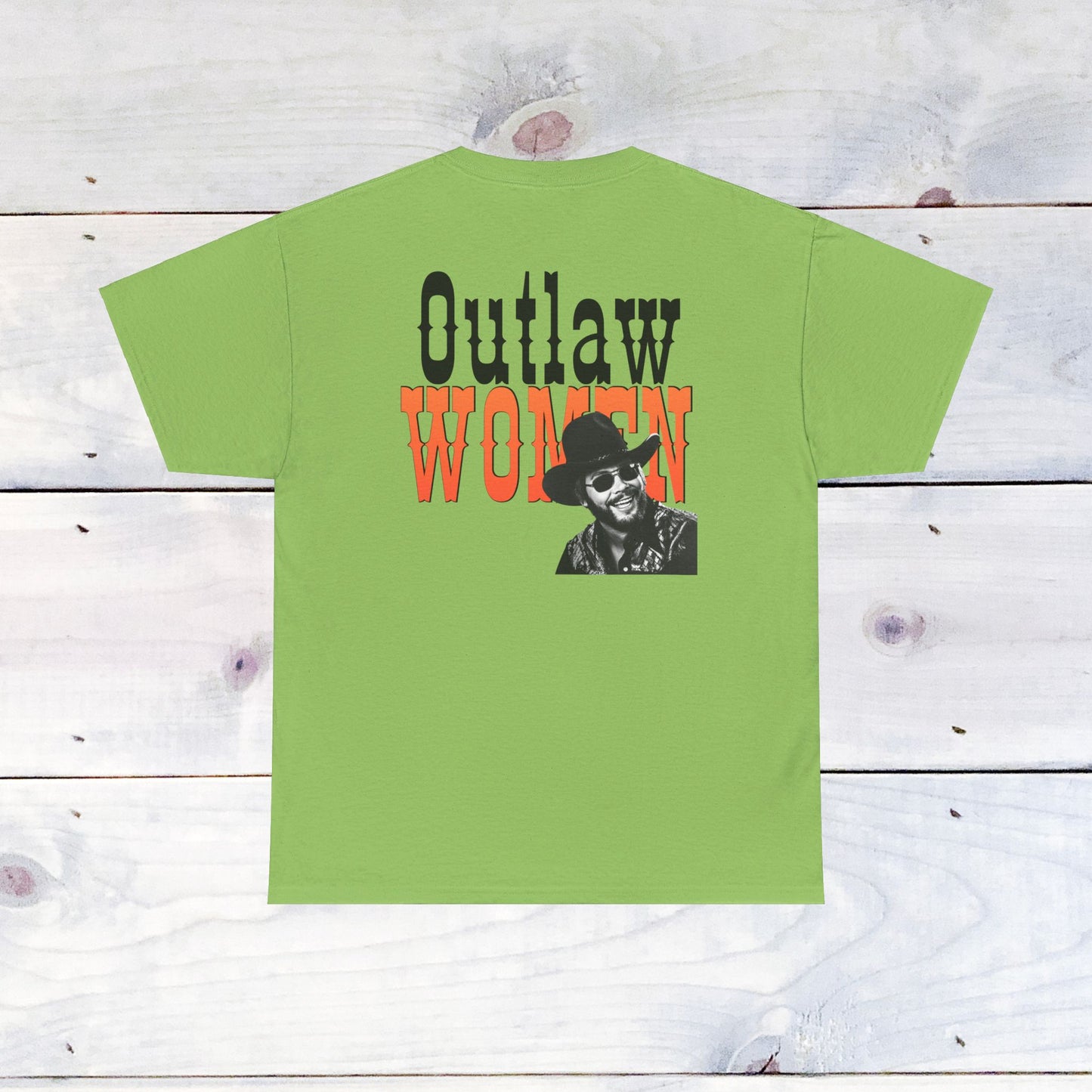 Hank Outlaw Women Unisex Cotton Tee