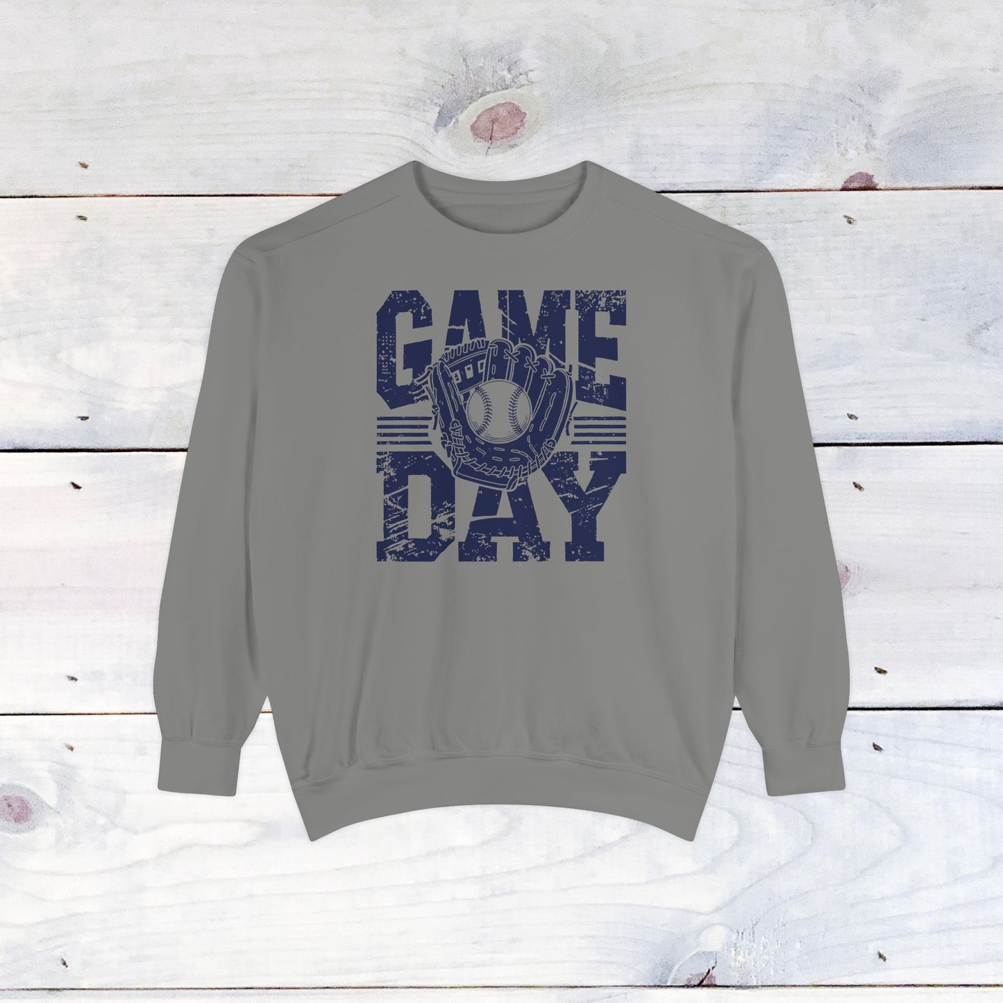 Navy Game Day Comfort Colors Sweater