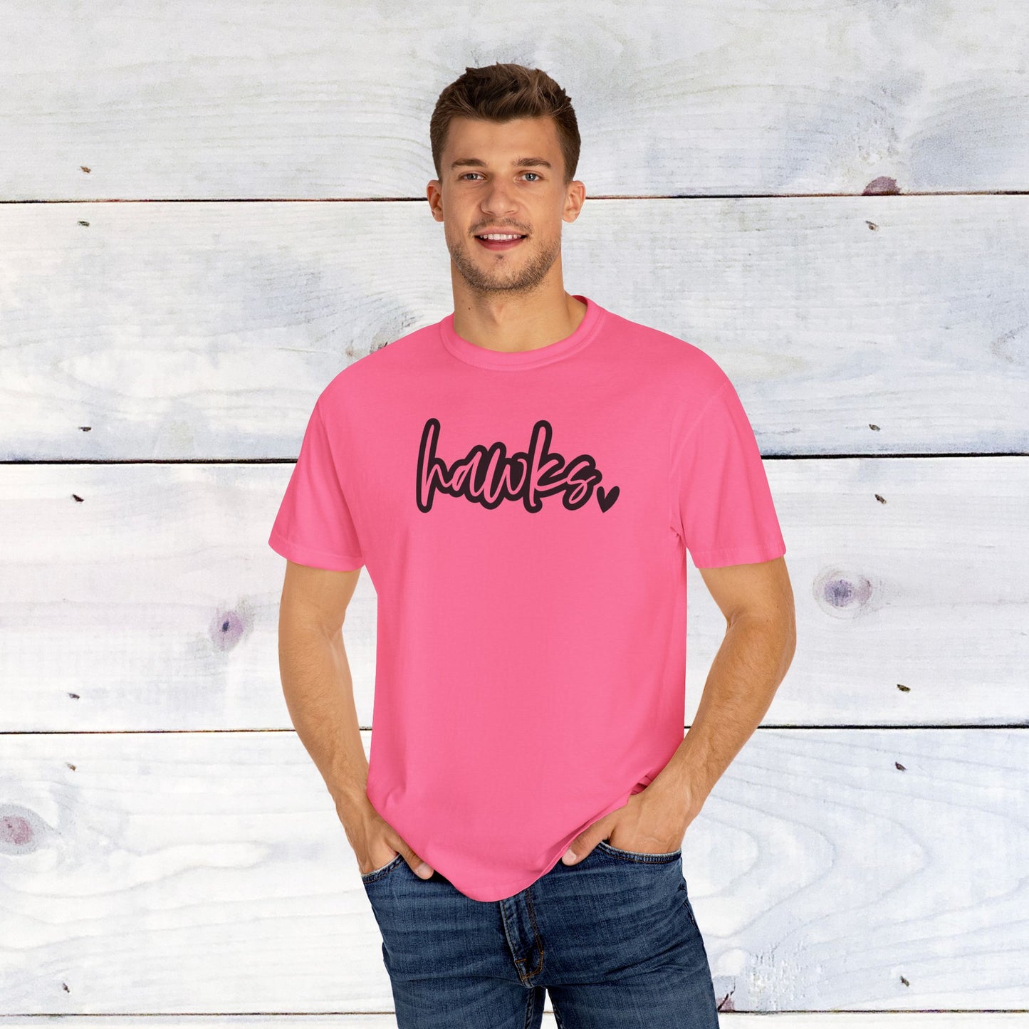 Hawks Love Comfort Colors Unisex Shirt