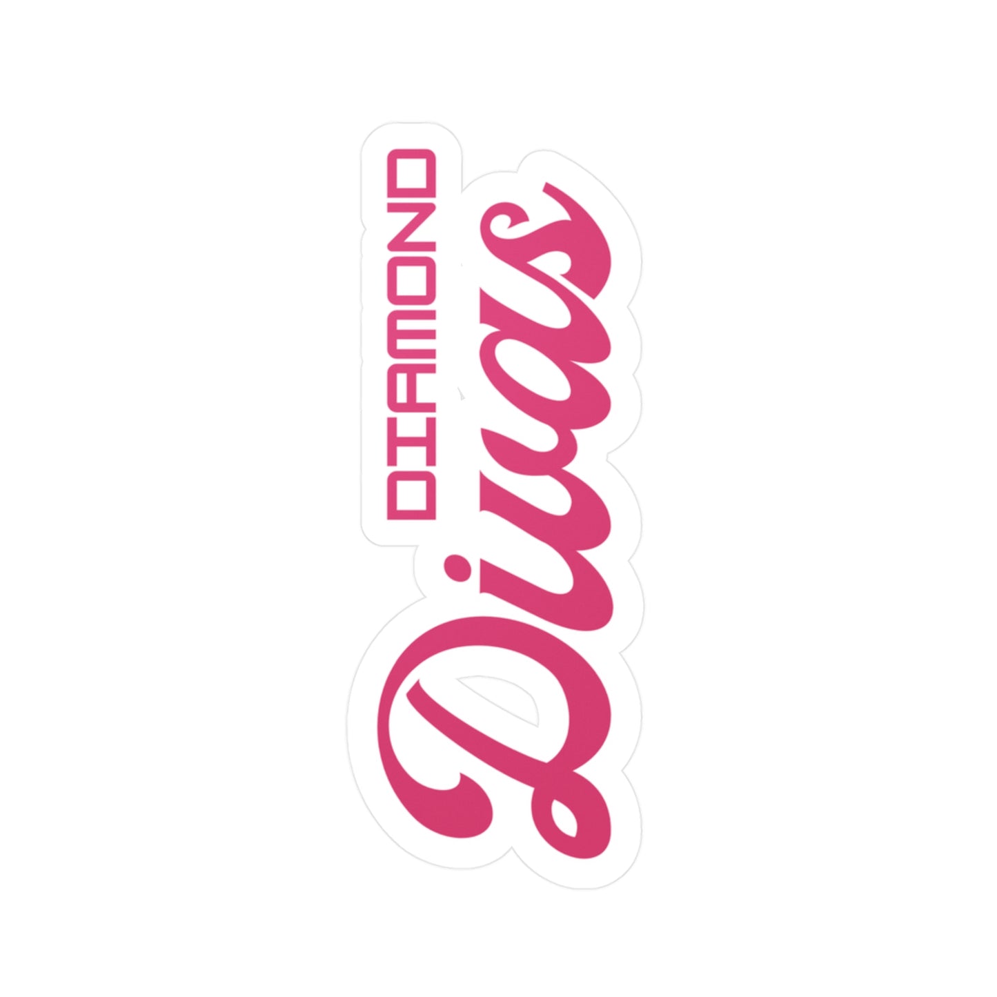 Diamond Divas Custom Sticker