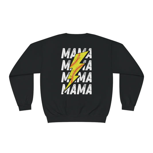 Softball Mama Sweater - White Text