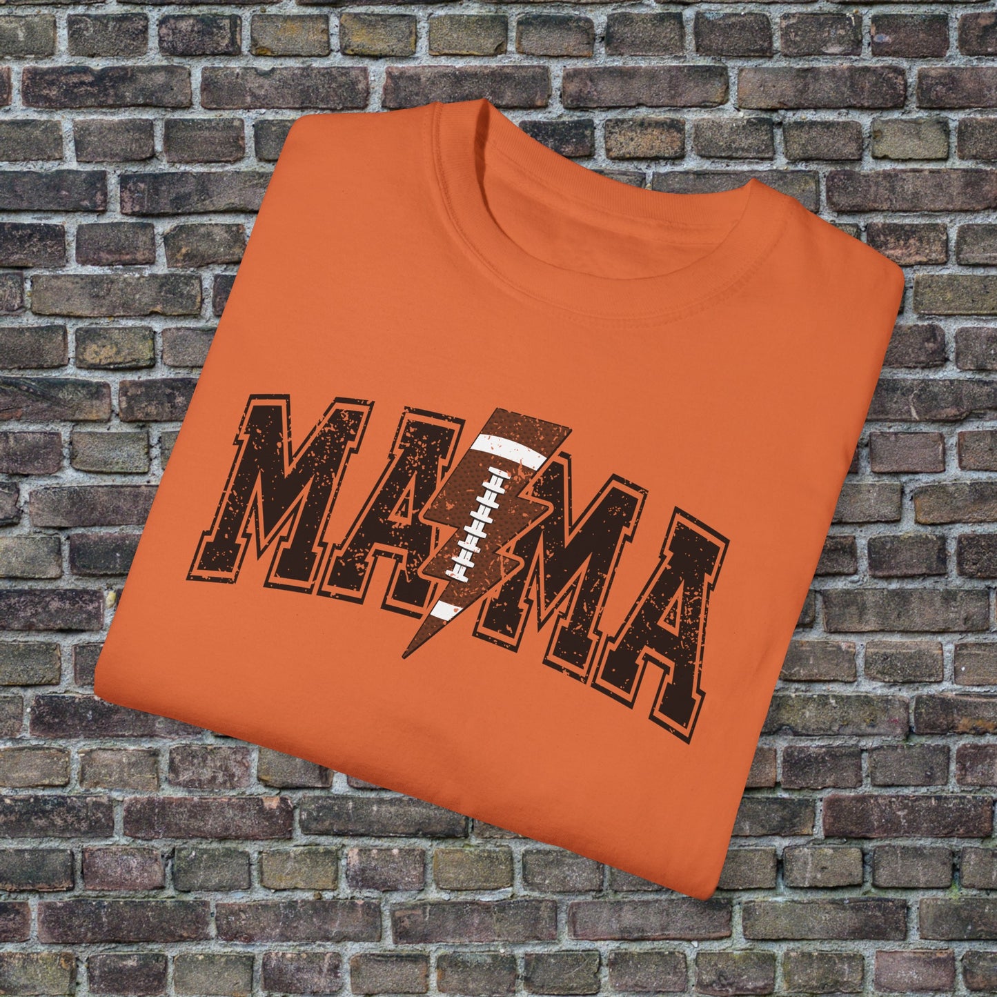 Football Mama Bolt Comfort Colors T