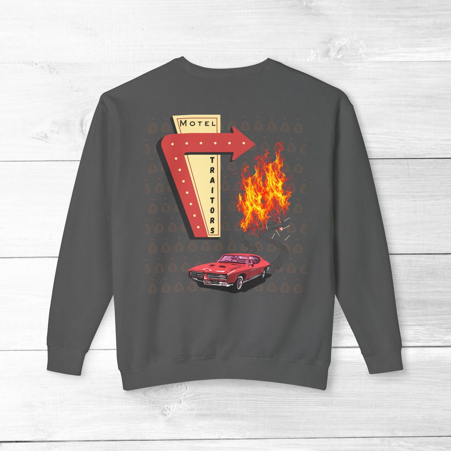Motel Traitors, Getaway Car - Comfort Colors Sweater