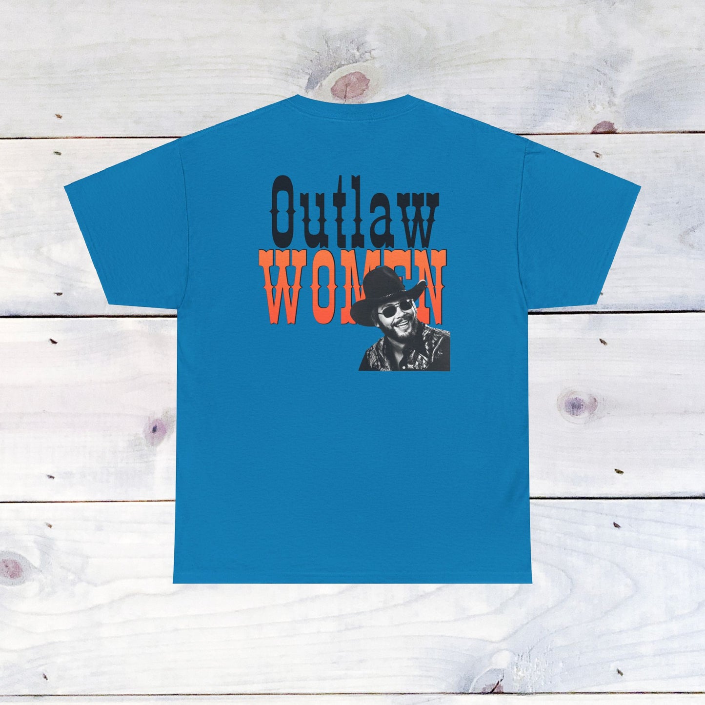 Hank Outlaw Women Unisex Cotton Tee