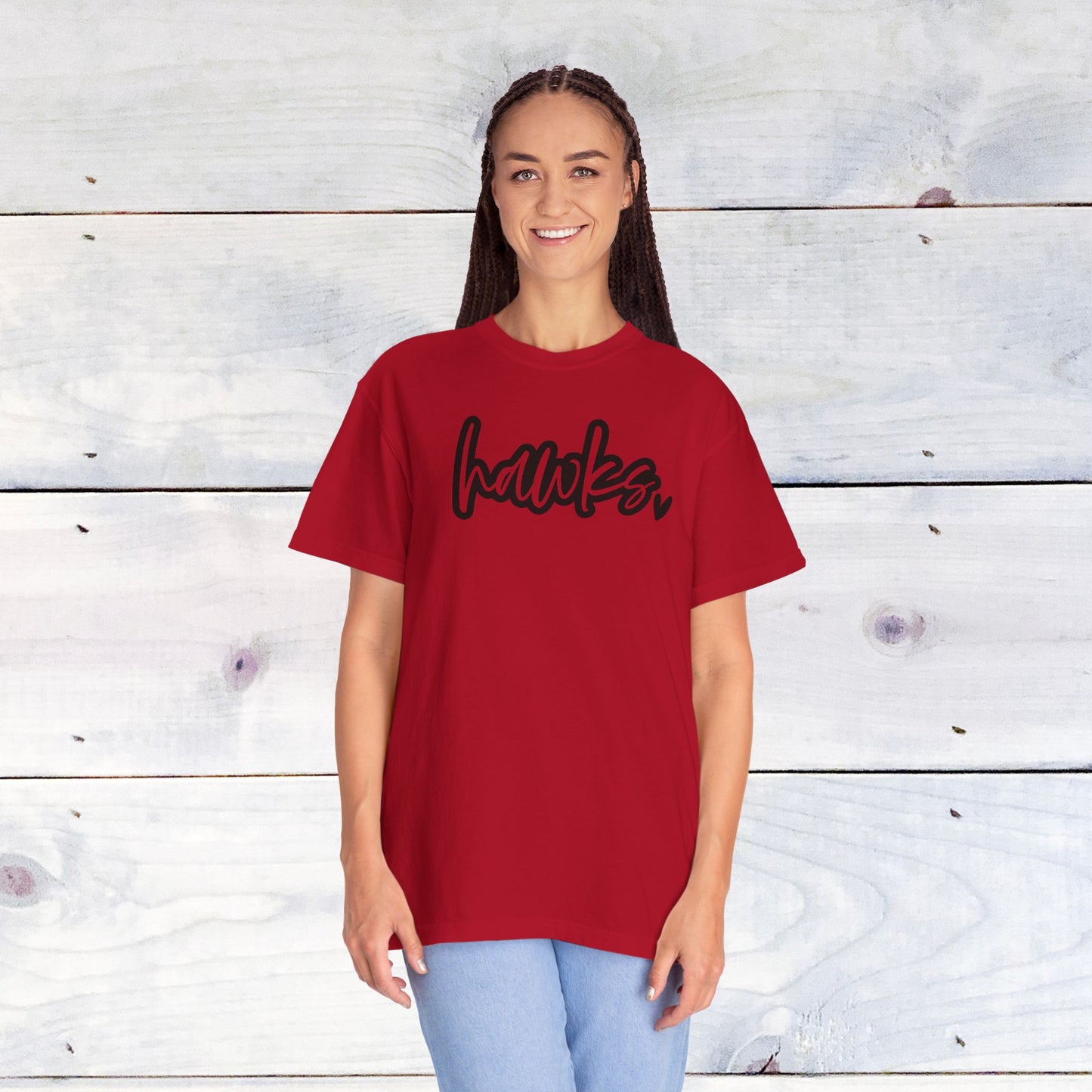 Hawks Love Comfort Colors Unisex Shirt