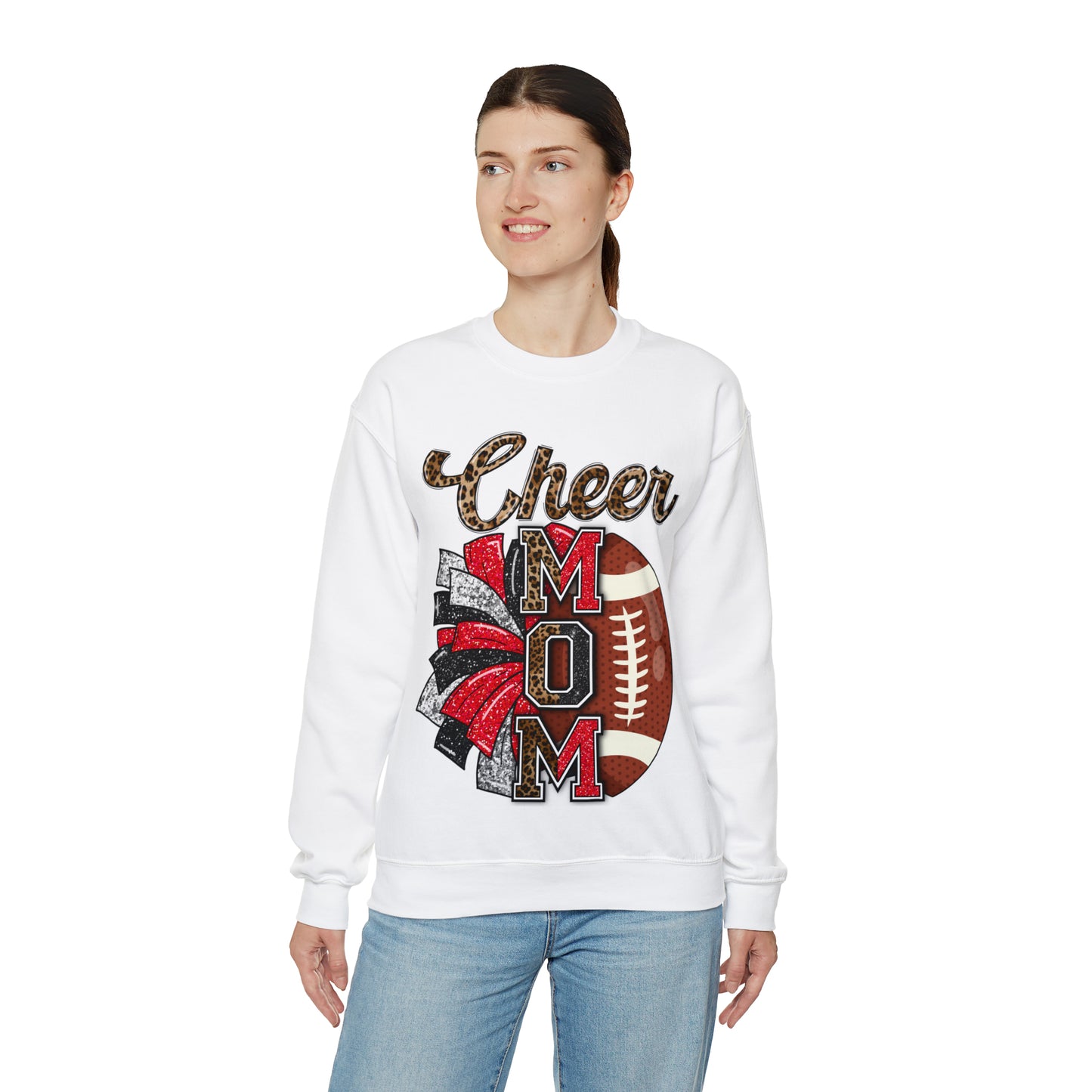 Cheer Mom Glitz Front Sweater