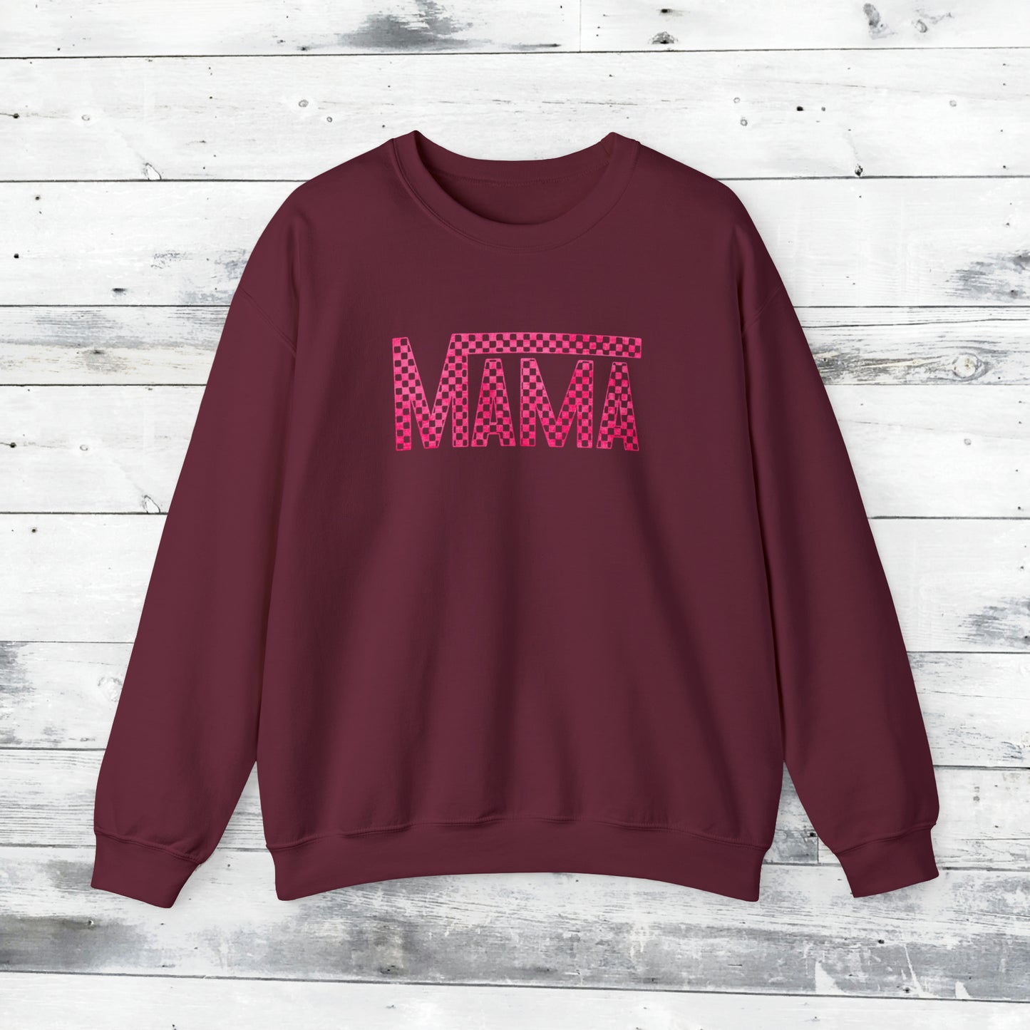 Pink Mama Checkered Sweater