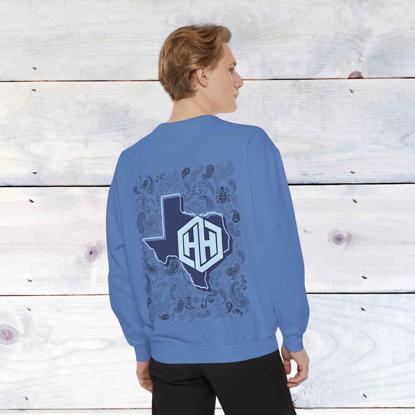 SPHE Deep in the Heart Back Comfort Colors Sweater