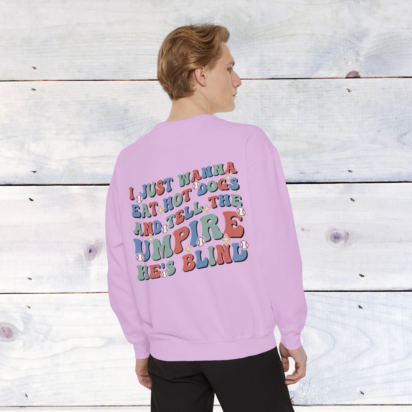 Baseball Mom Comfort Color Sweatshirt