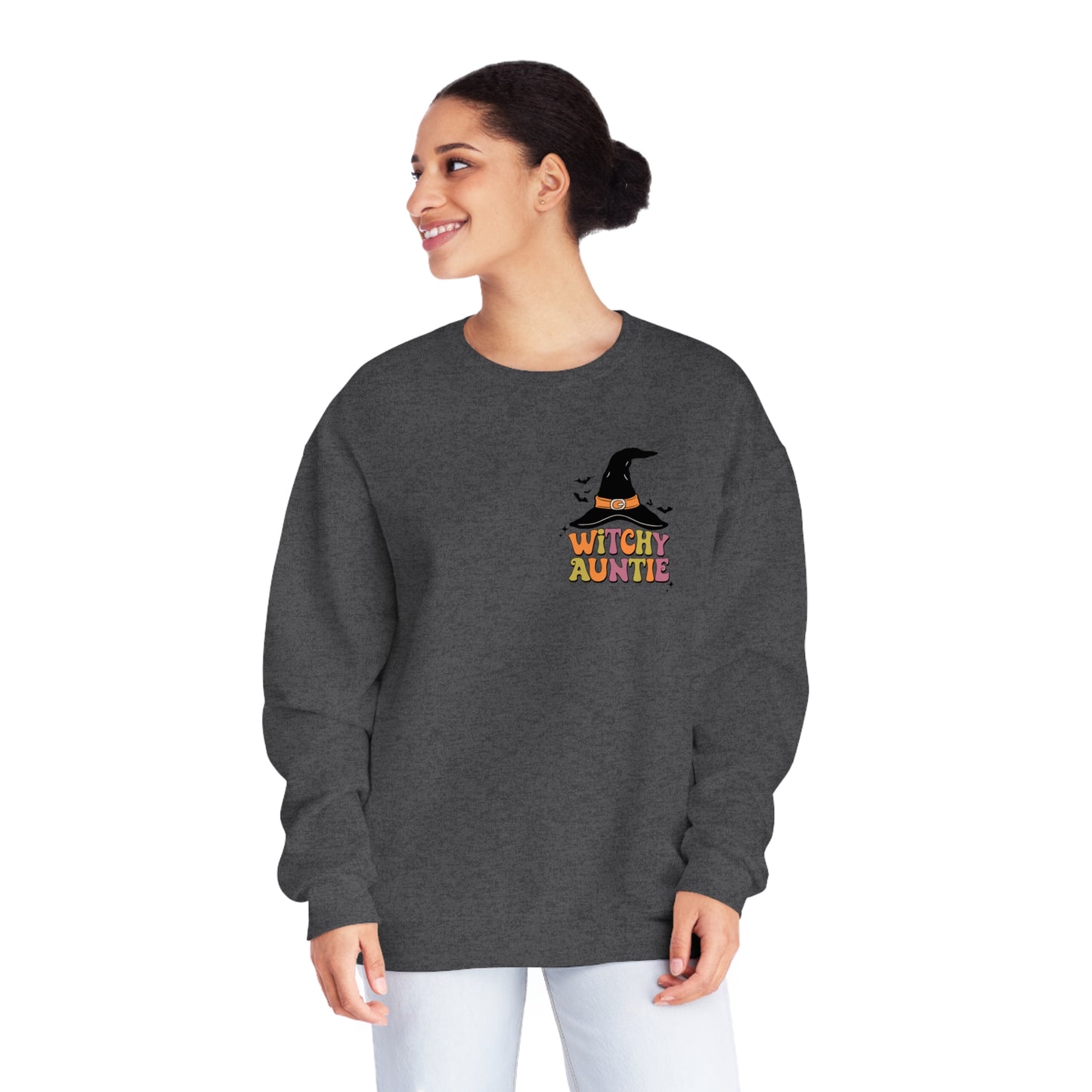Witchy Auntie -- Unisex NuBlend® Crewneck Sweatshirt