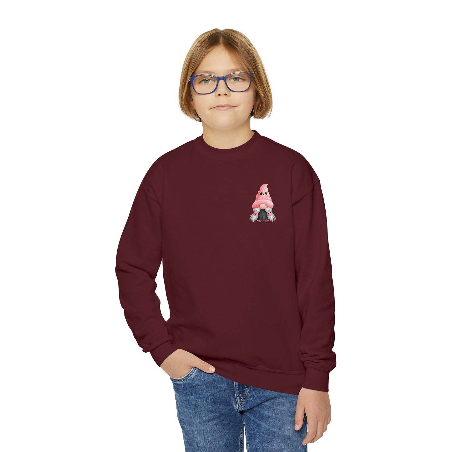 Girls Youth Halloween Gnome Sweater 2