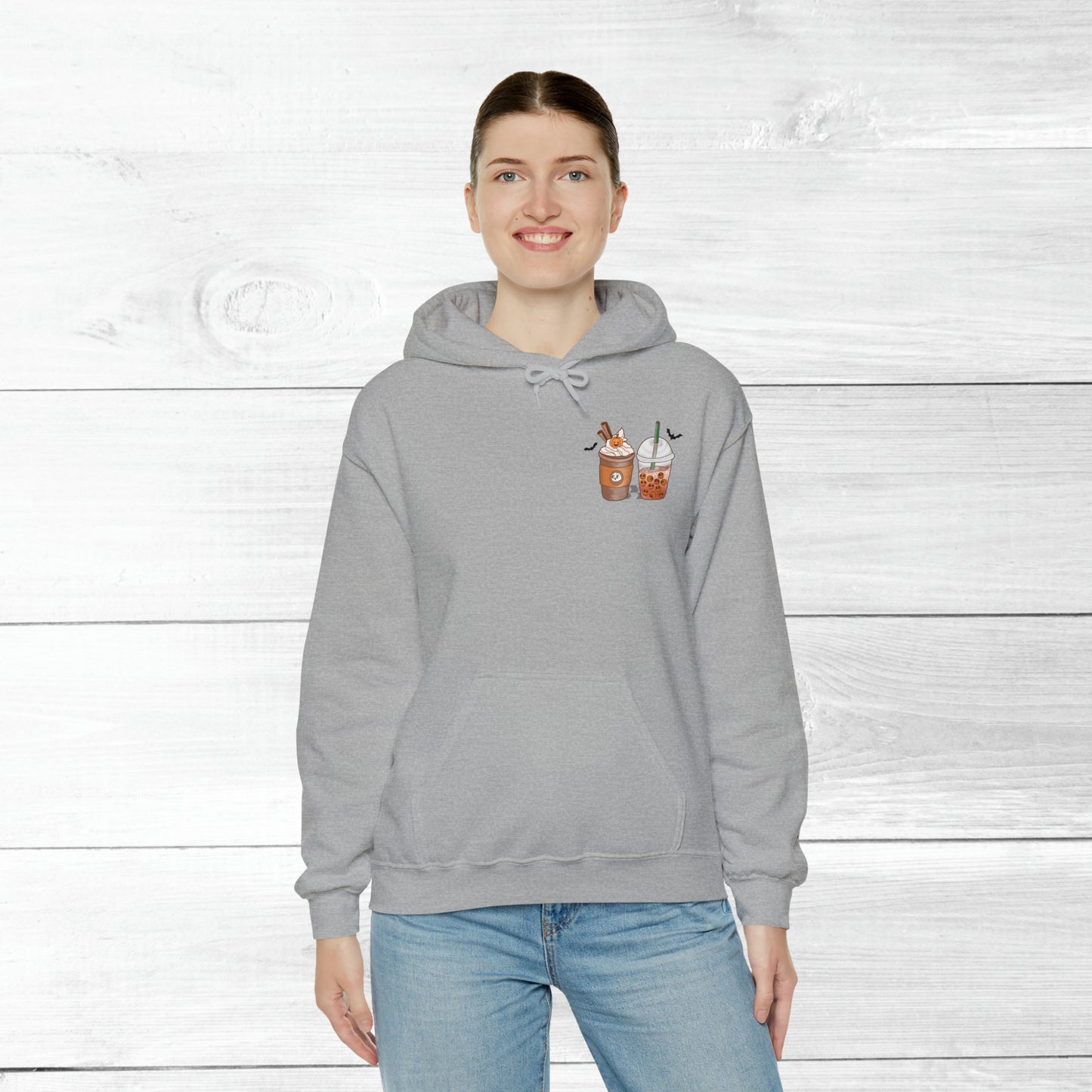 Halloween Coffee Hoodie - Hocus Pocus I need Coffee to Focus Back
