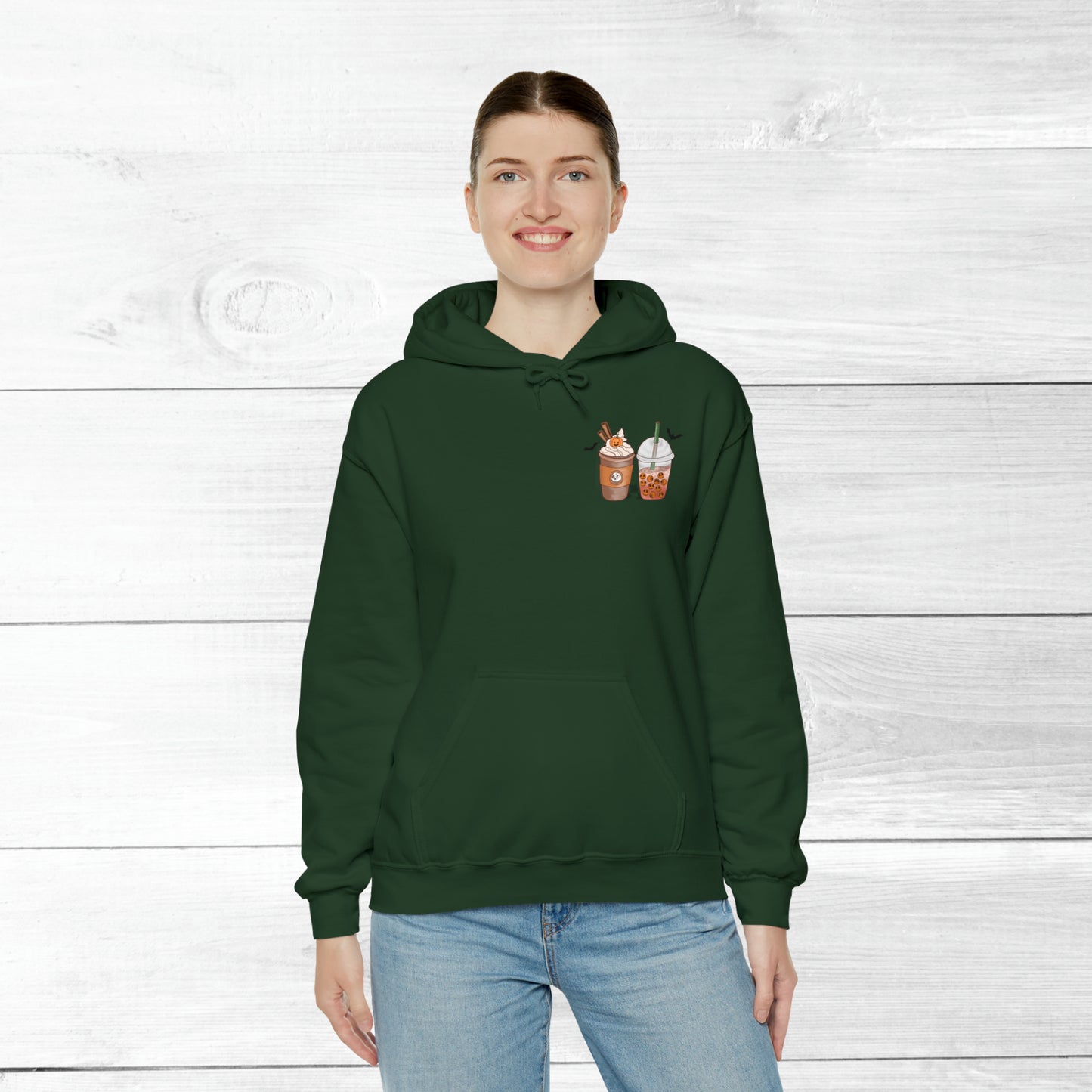 Halloween Coffee Hoodie - Hocus Pocus I need Coffee to Focus Back