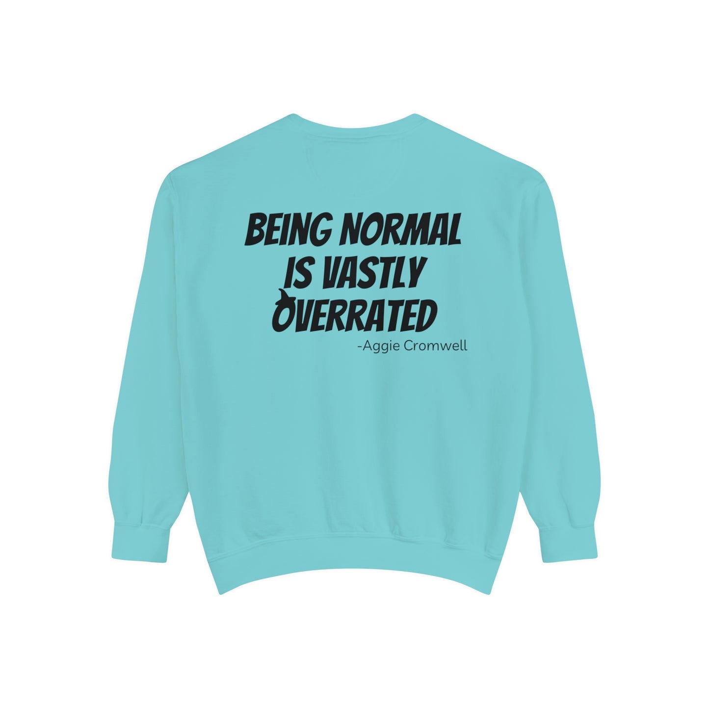 Skull Front, Vastly Overrated Back - Comfort Colors Pullover - Multi Color Options