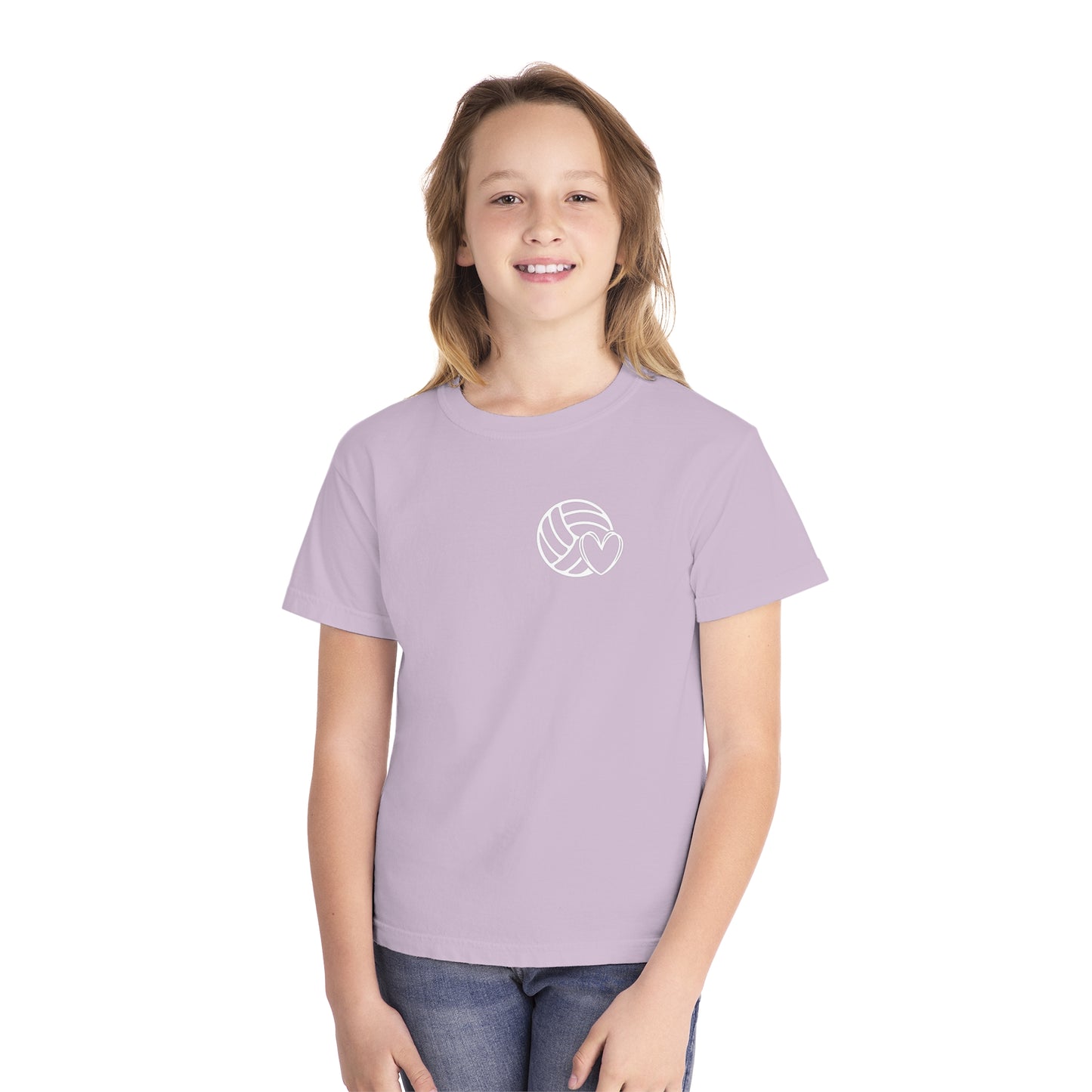 Fun Youth Volleyball Comfort Colors Tee