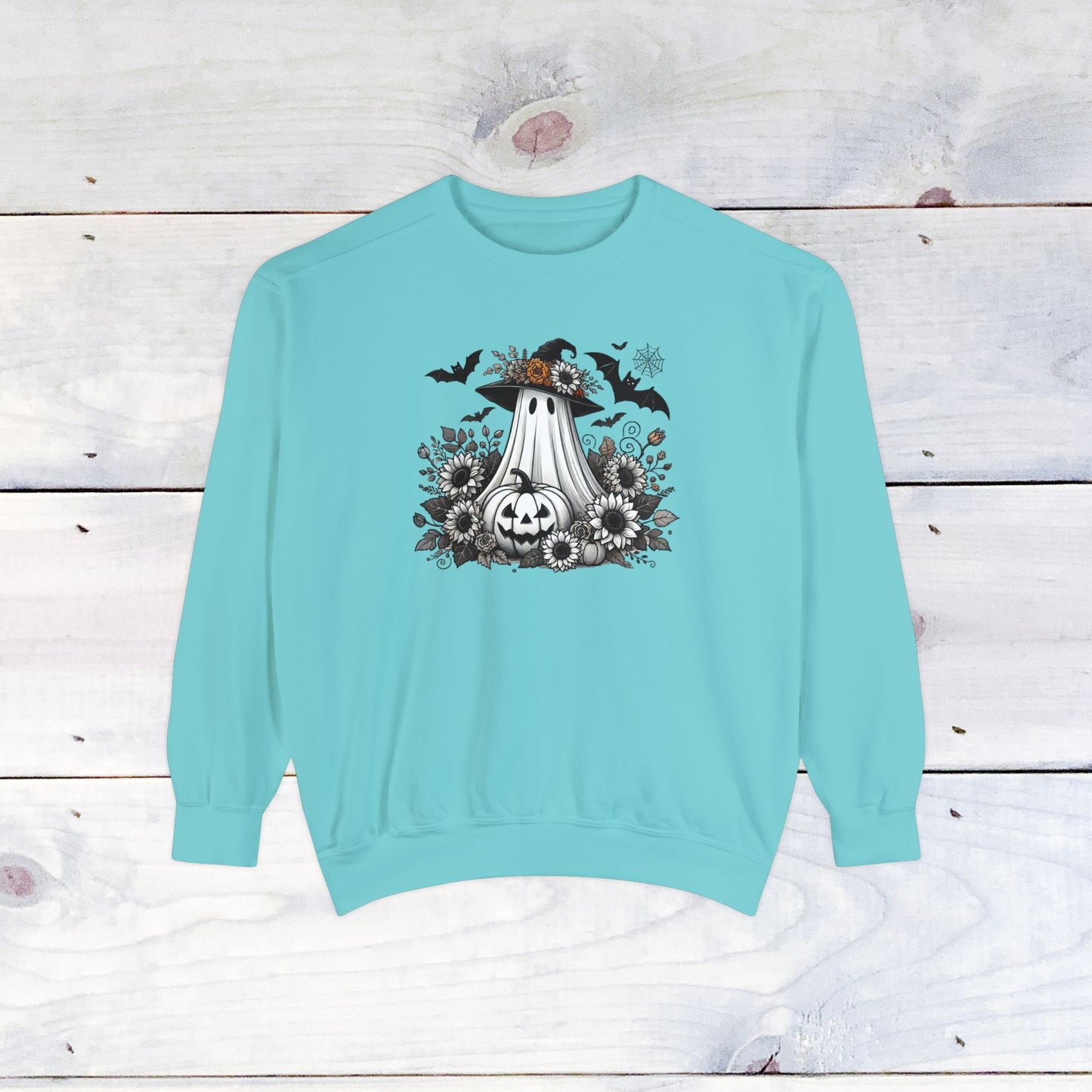 Groovy Ghost Comfort Colors Sweater
