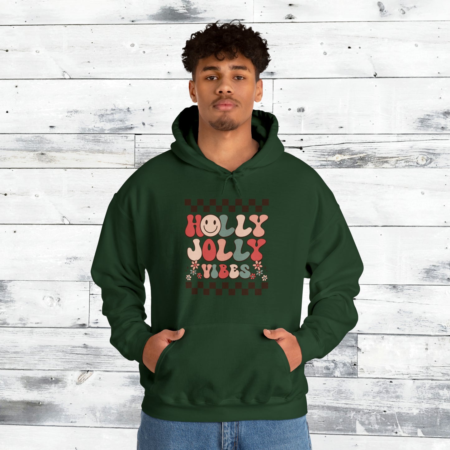 Holly Jolly Vibes Hoodie