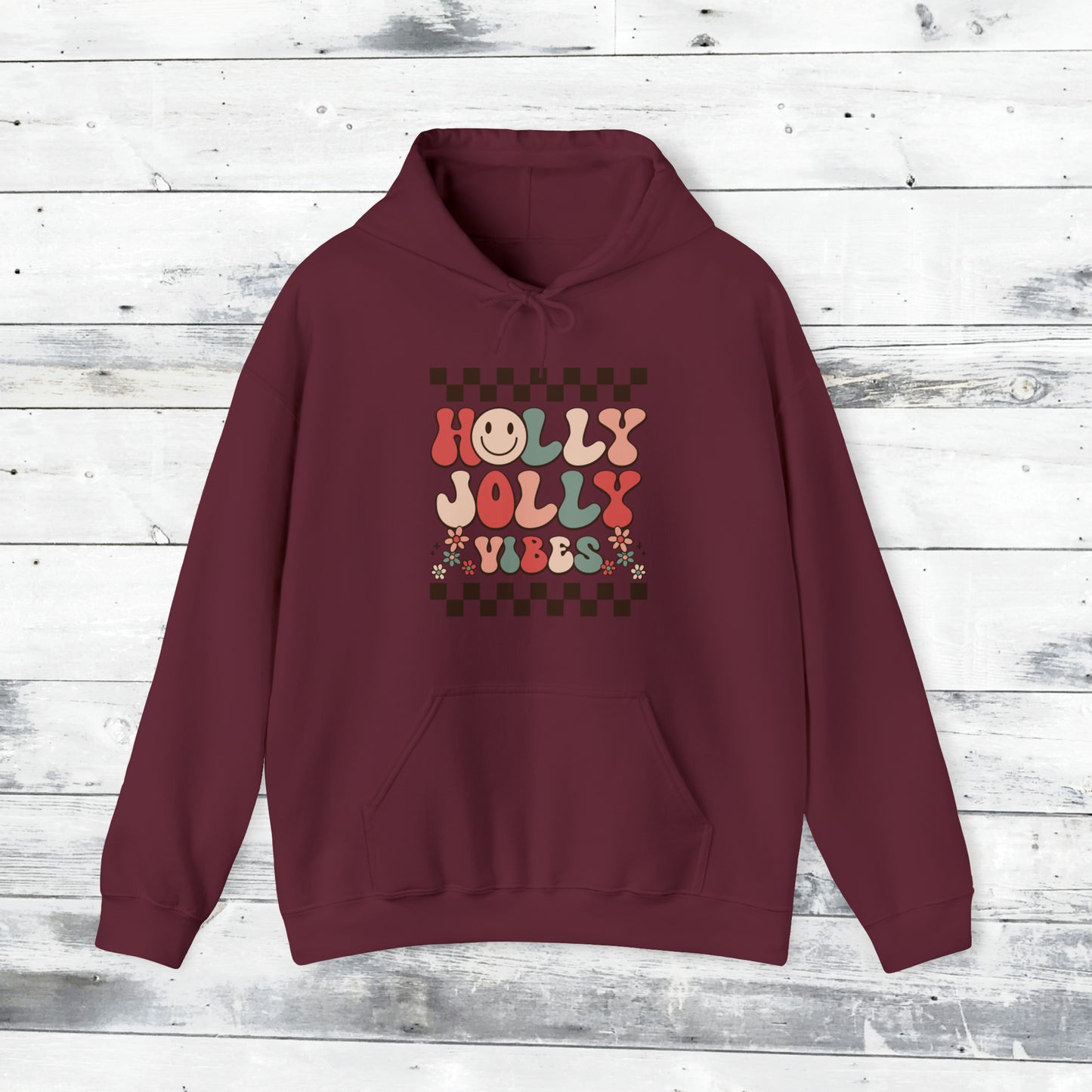 Holly Jolly Vibes Hoodie