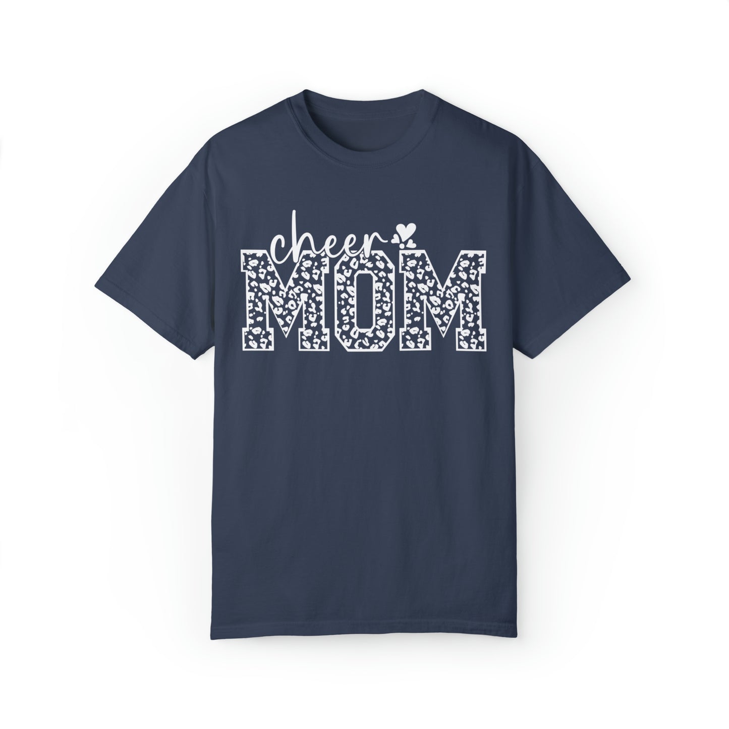 Cheetah Cheer Mom - Comfort Colors T