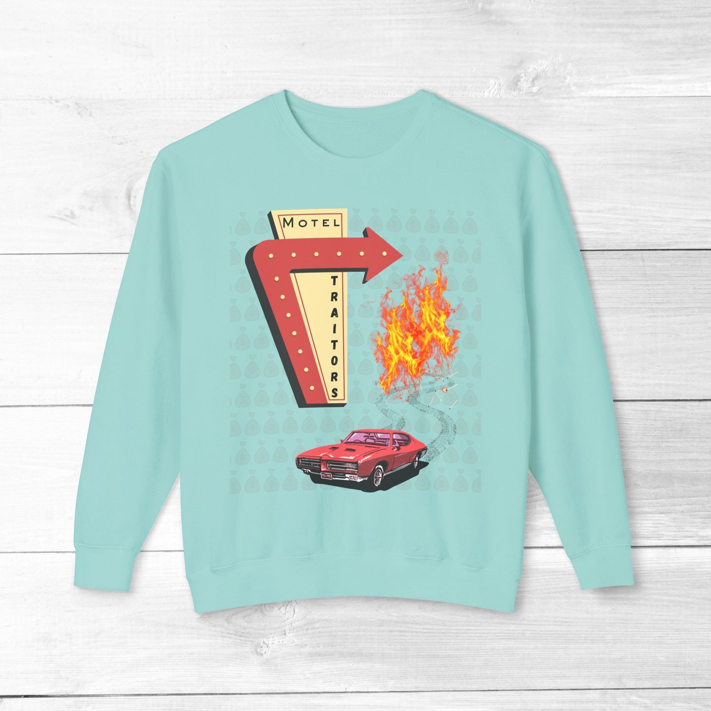 Motel Traitors, Getaway Car - Comfort Colors Sweater